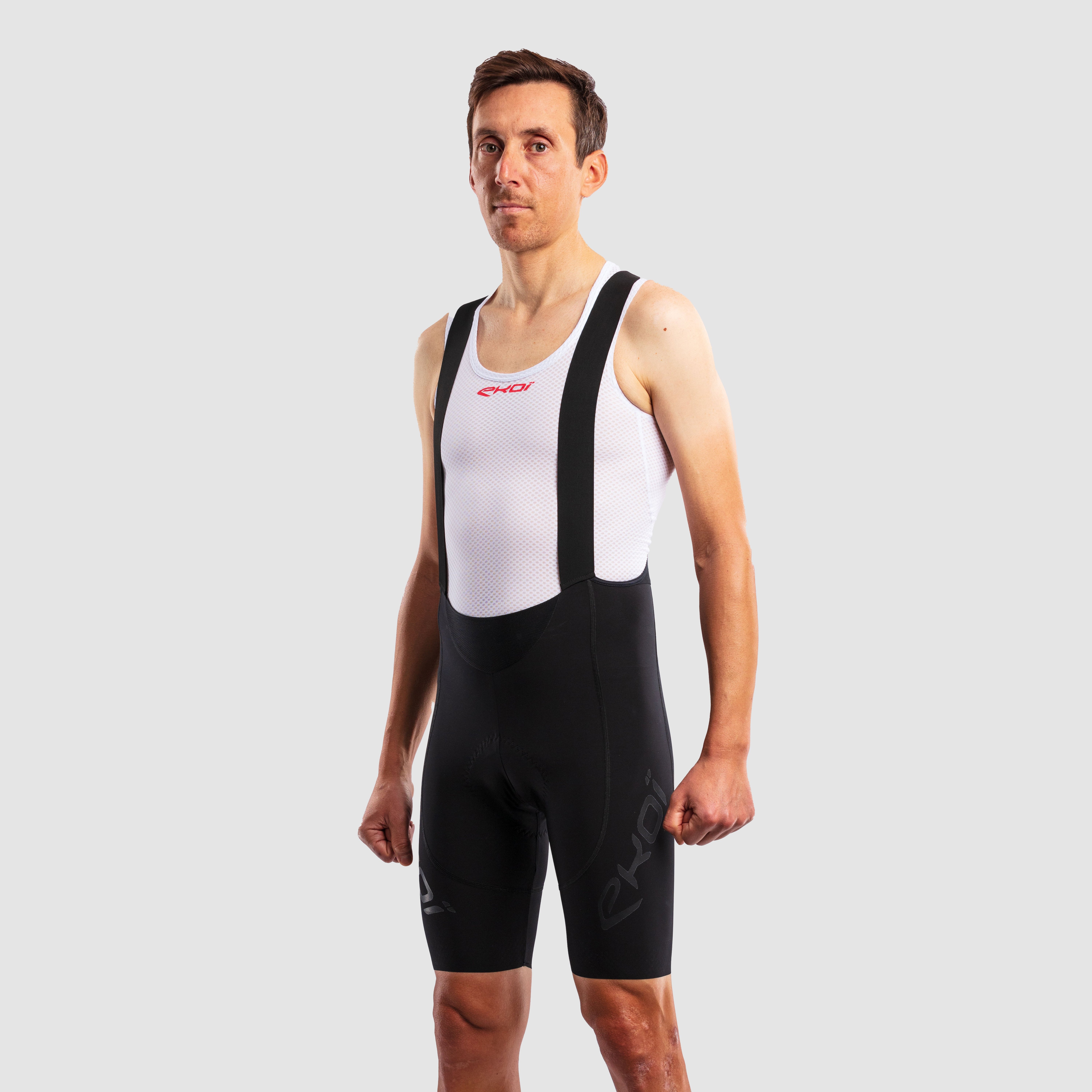 EKOI ULTRALIGHT BIB SHORTS Black