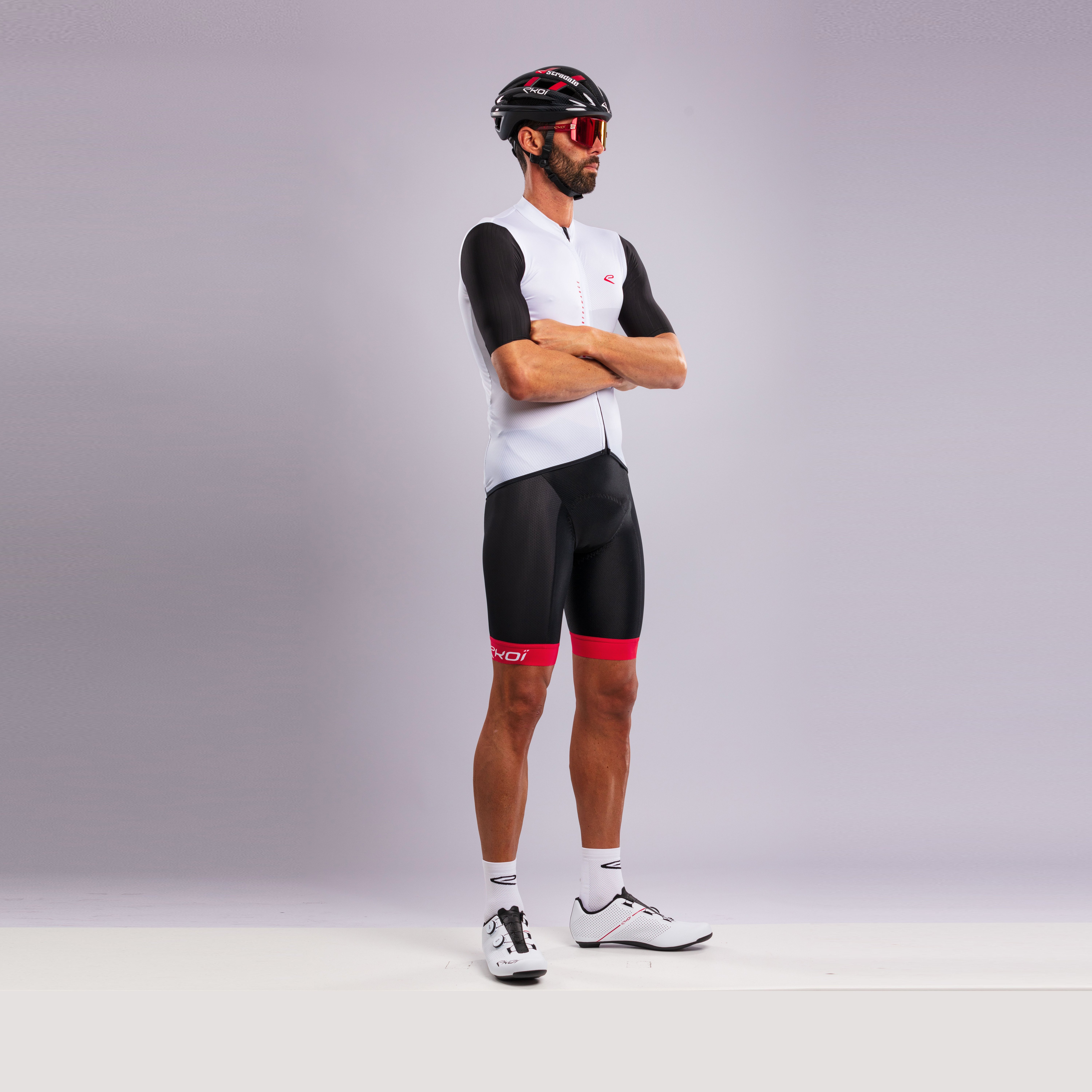 EKOI MEMORY GEL Bib Shorts Neon Yellow