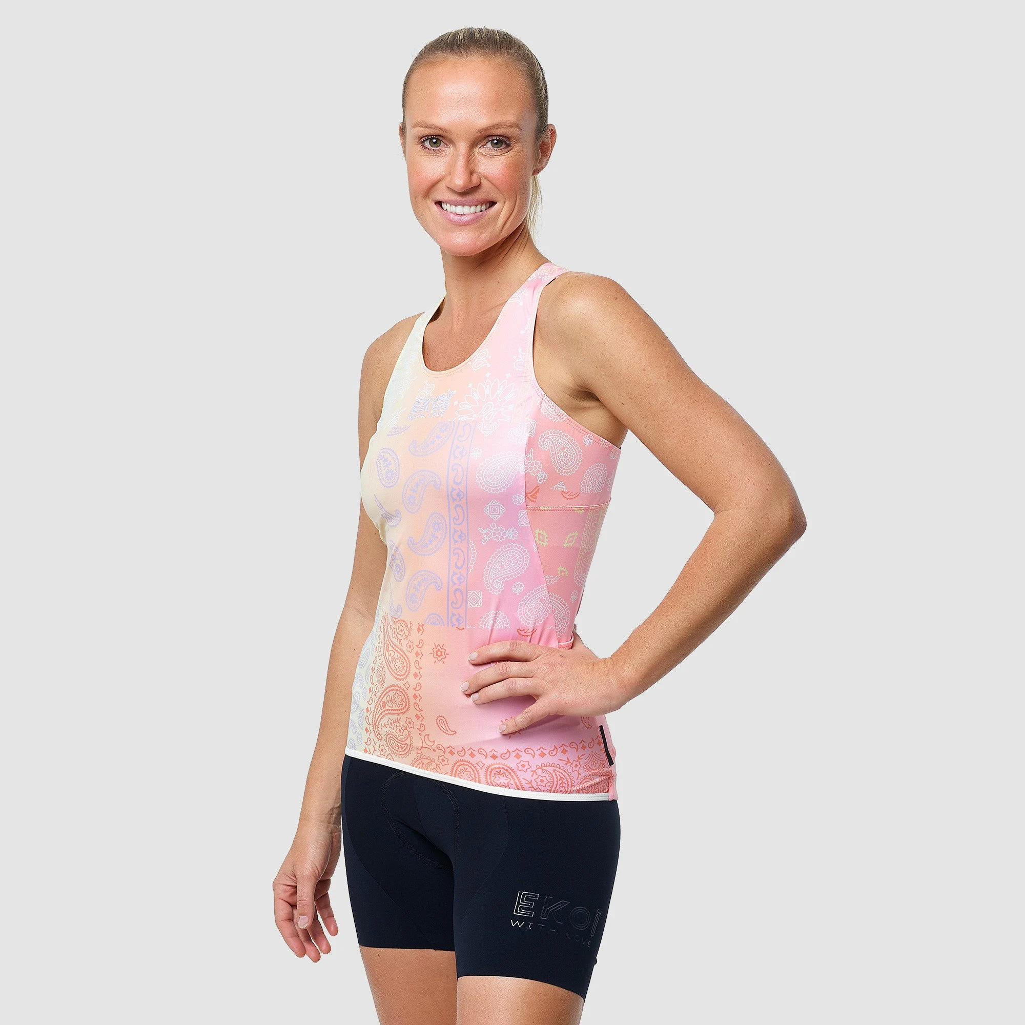 Women Tank Top EKOI RAINBOW Cachemire