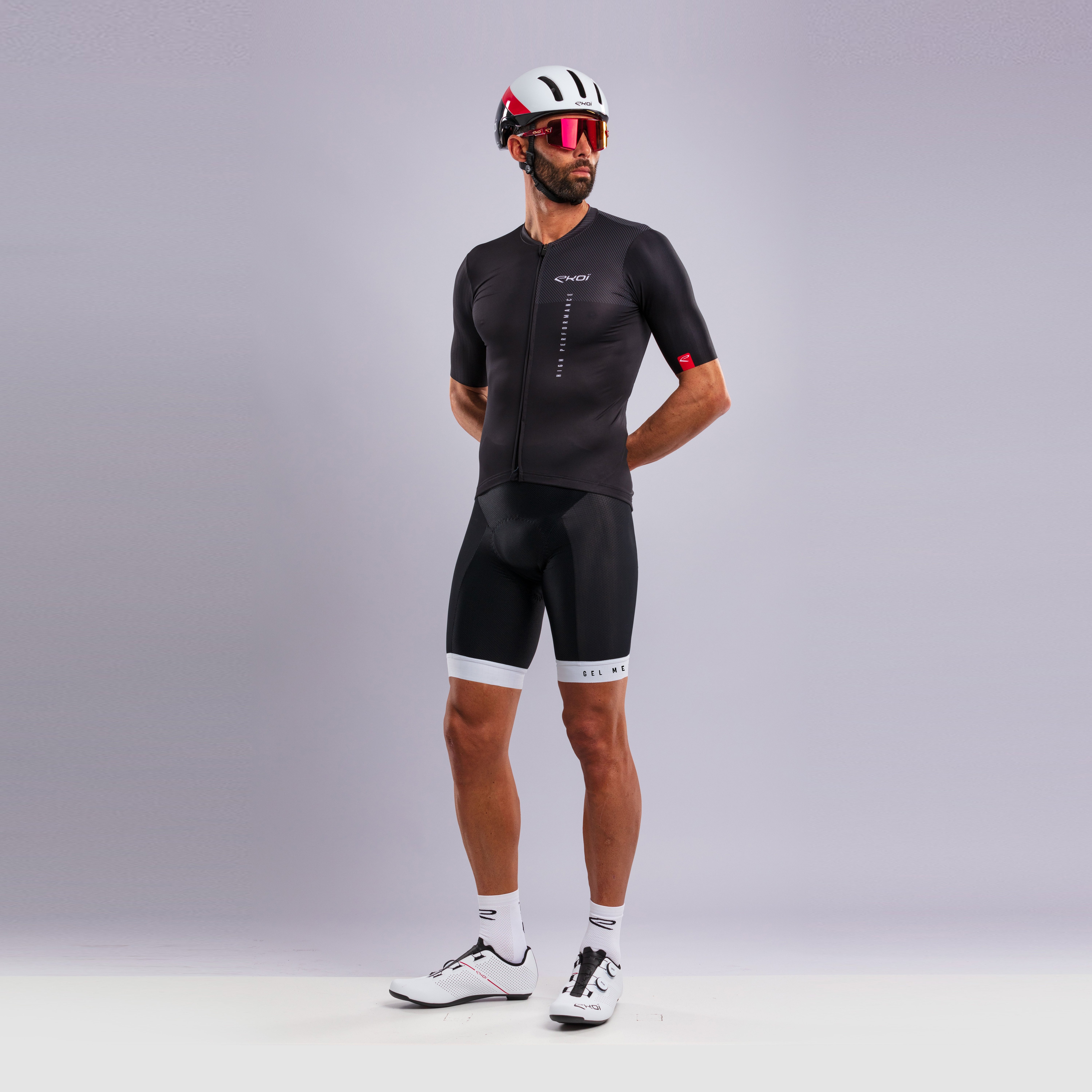 EKOI MEMORY GEL Bib Shorts Neon Yellow