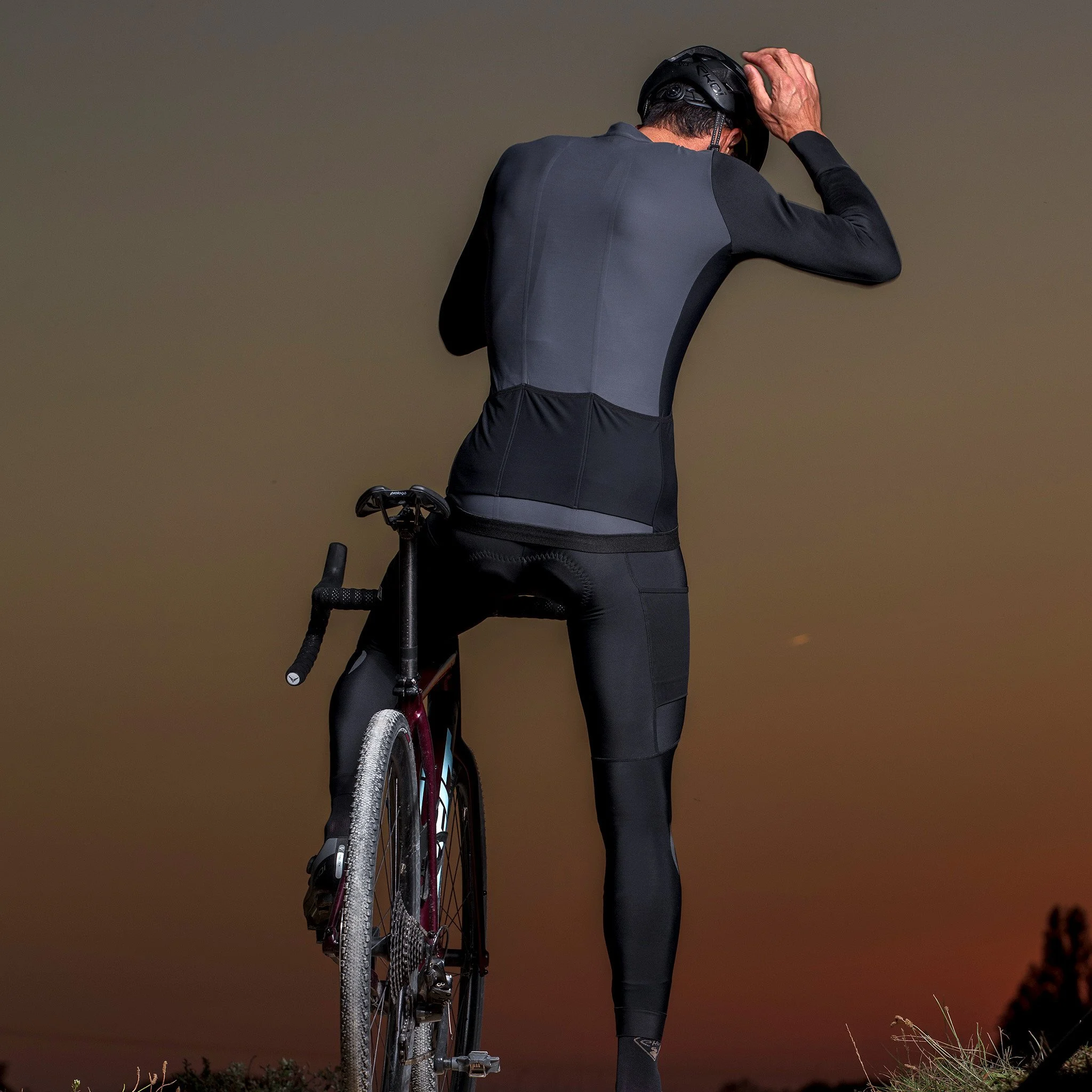 EKOI Gravel Cordura grey unisex winter jersey