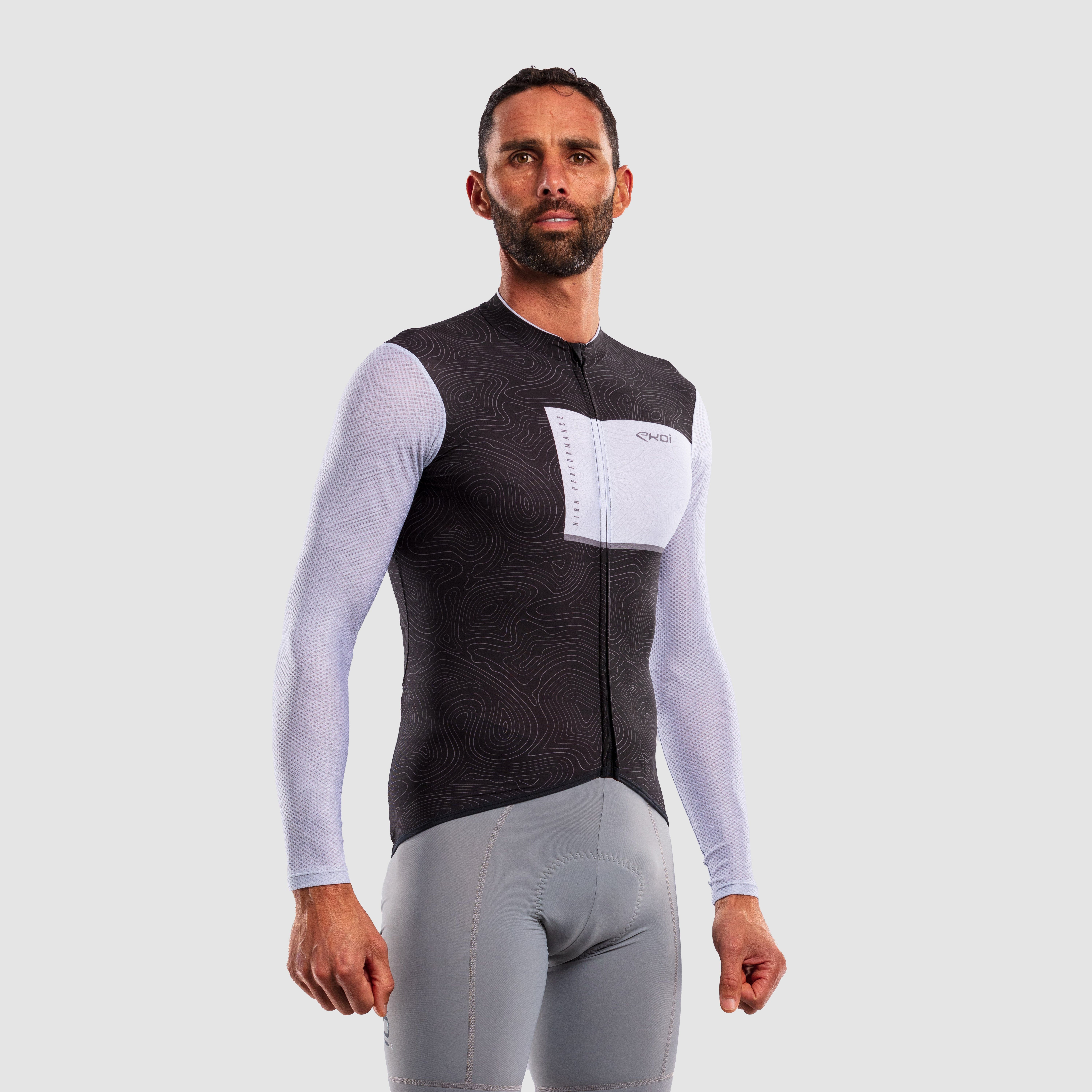 EKOI ROAD BLACK MID SEASON JERSEY