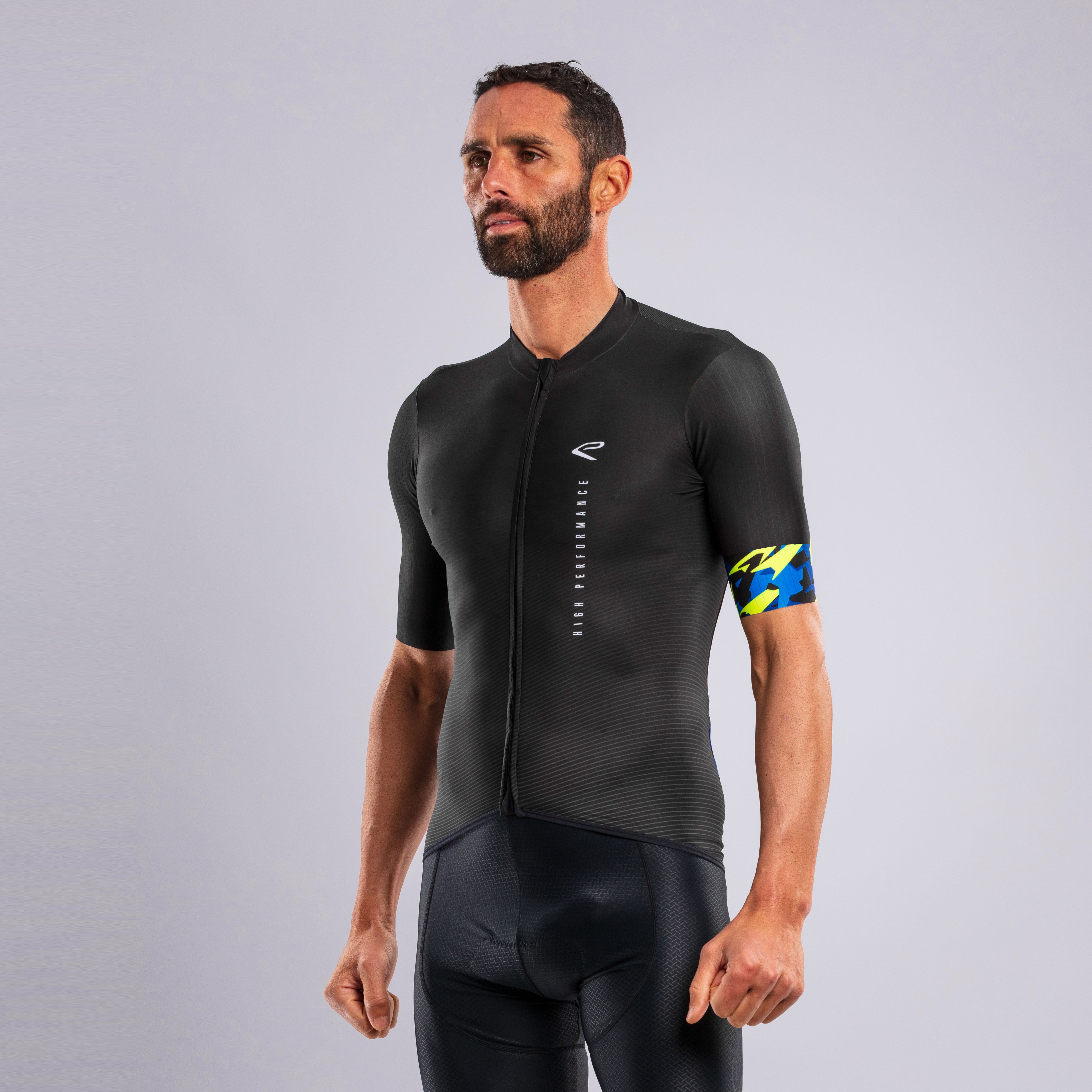 EKOI KAMO CROSS Jersey and Bib Shorts Red Black Combo