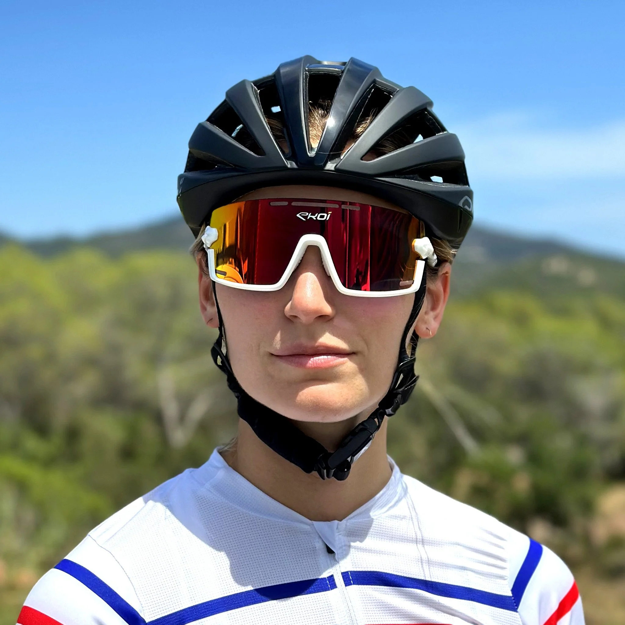 GLASSES EKOI PERSOEVO8 White Revo Red Cat3