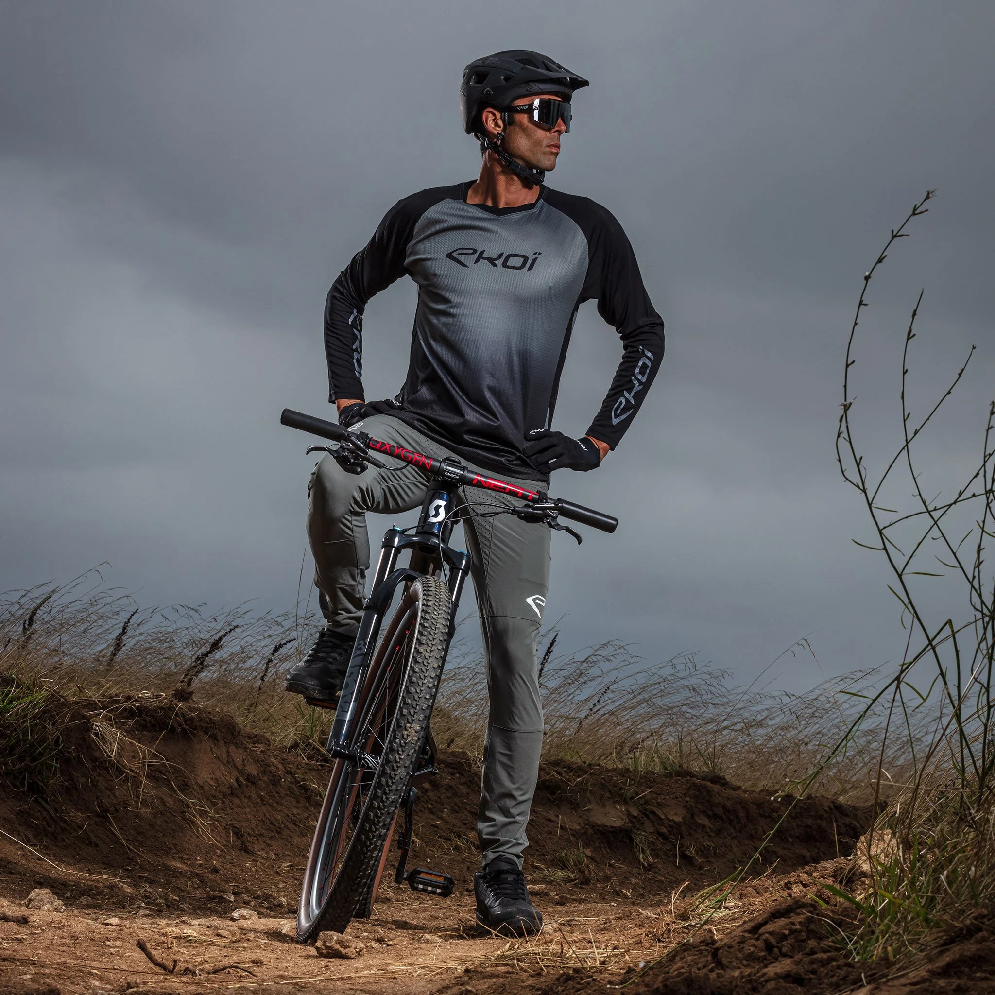Trousers EKOI MTB Orange