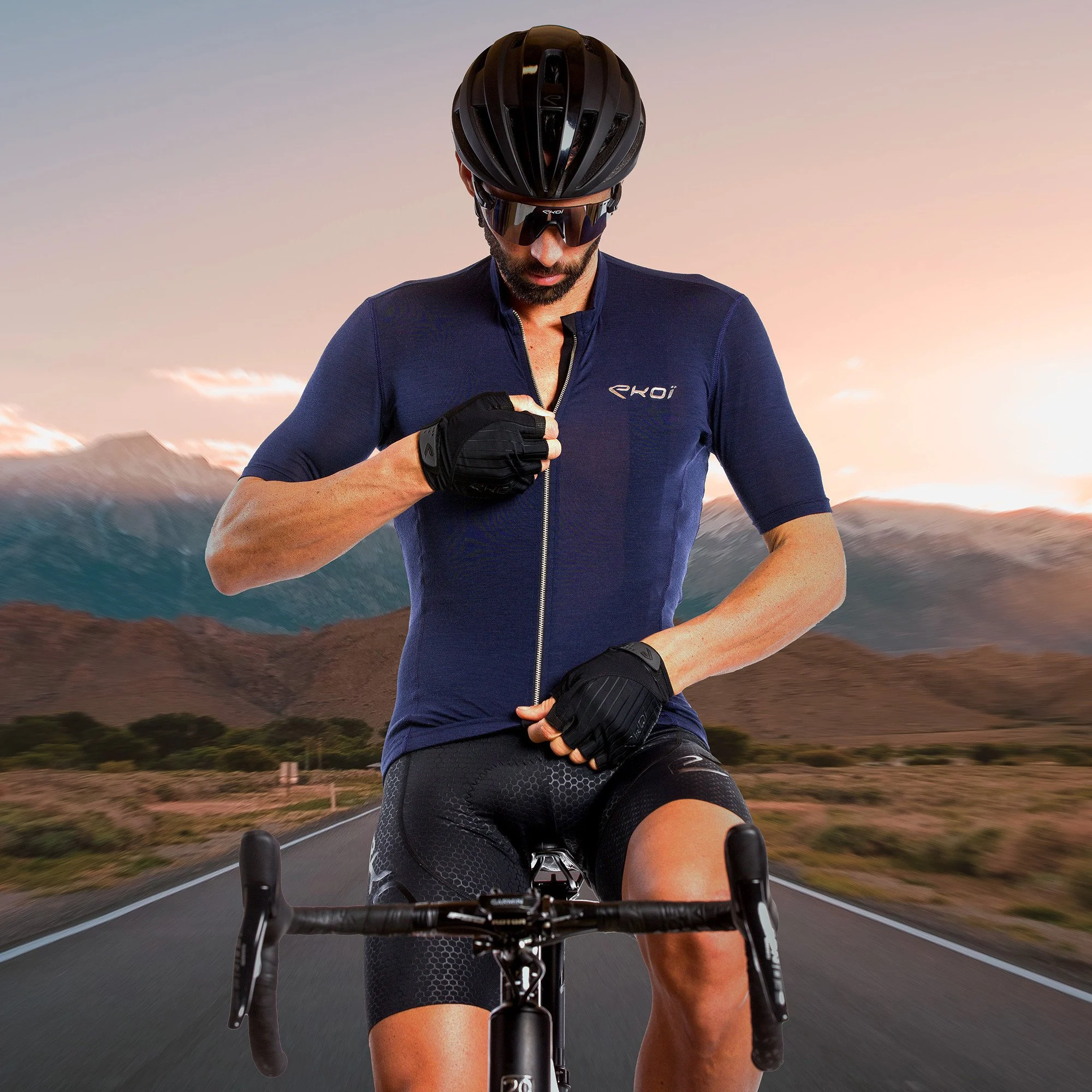 MERINO Jersey Blue