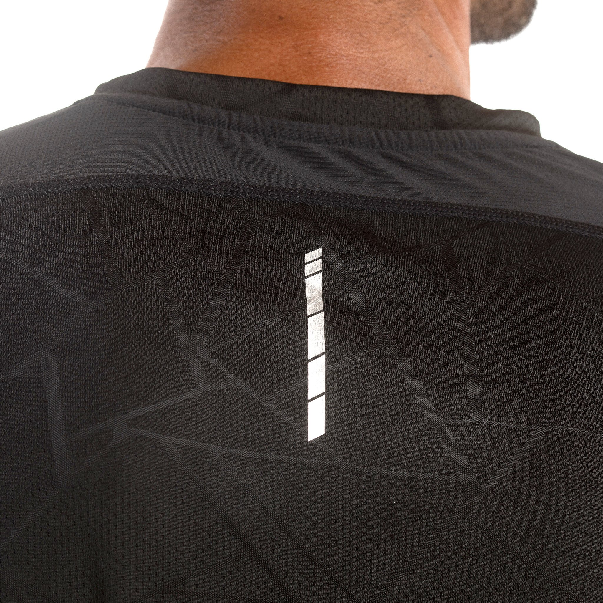 Tee-Shirt EKOI RUN GRAPHIC TECH Black