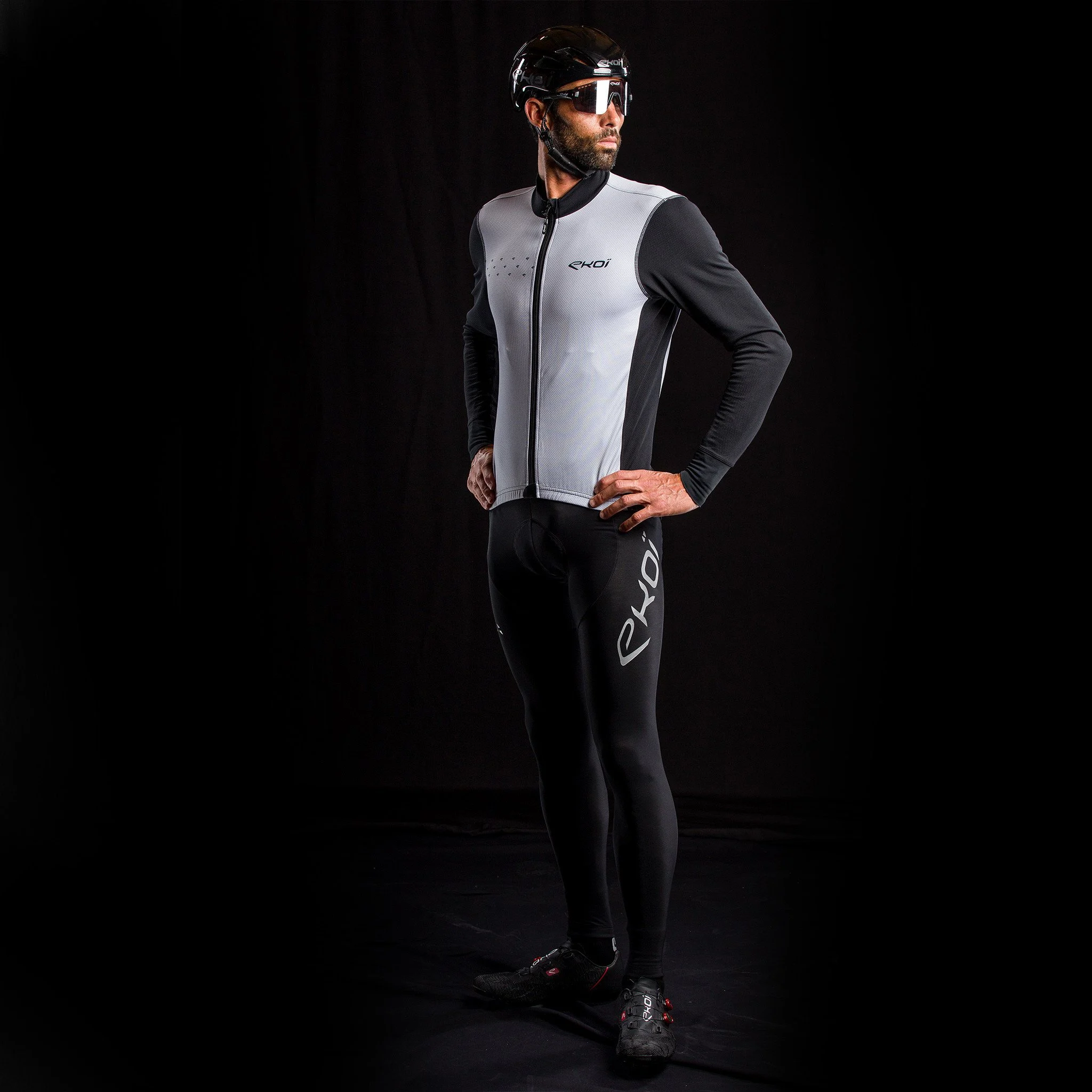 LONG SLEEVES JERSEY EKOI STRADA ESSENTIEL RED
