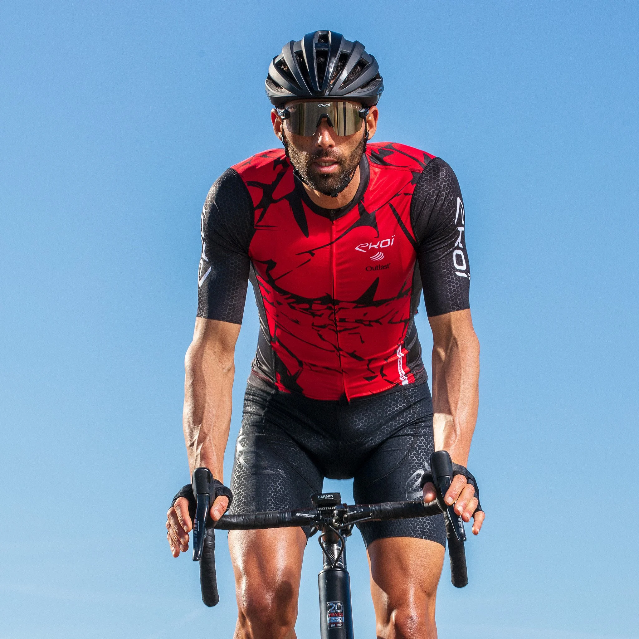 Ekoi Outlast Marbre Jersey Red