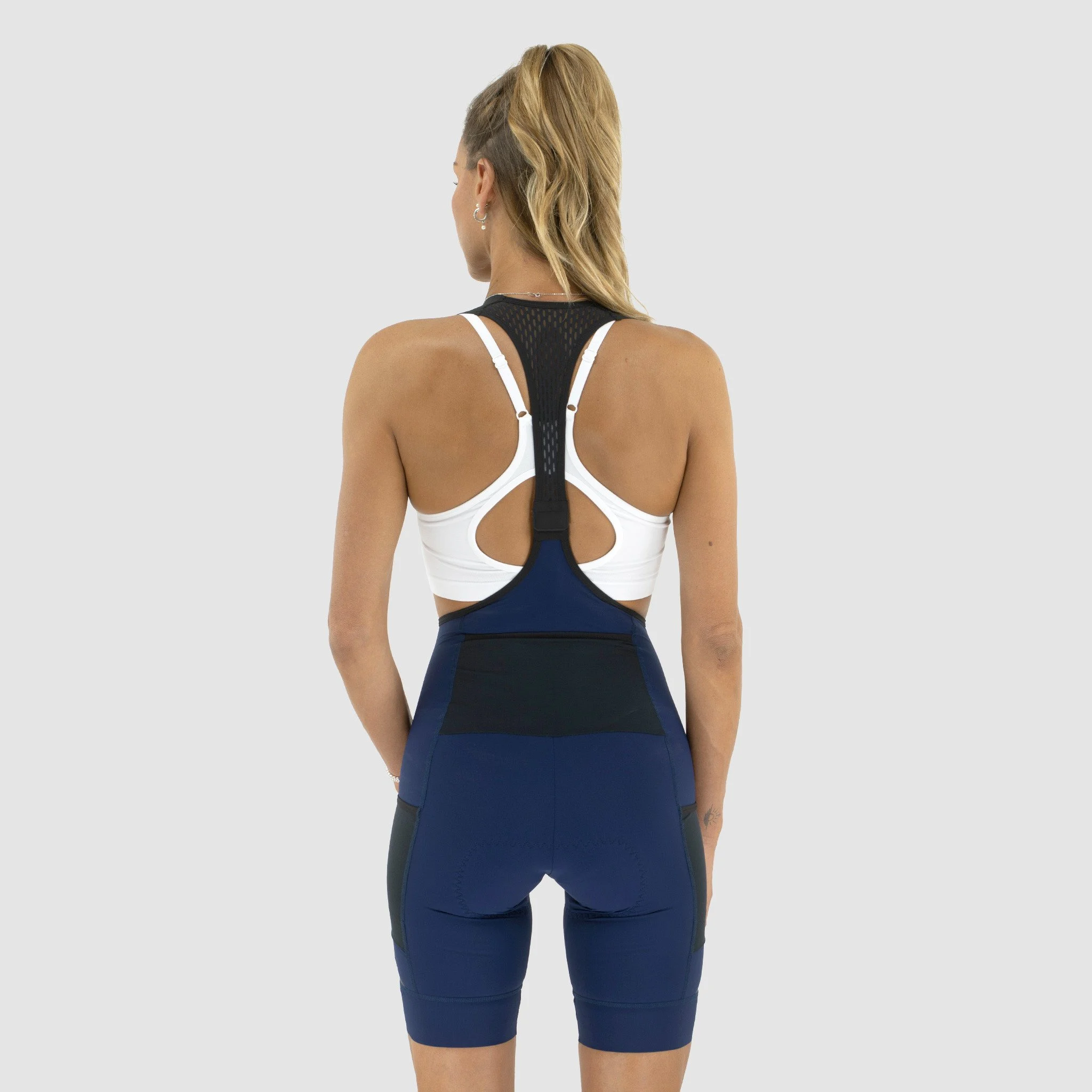 EKOI Gravel Women's BibShort with Cargo Pockets Perf Khaki