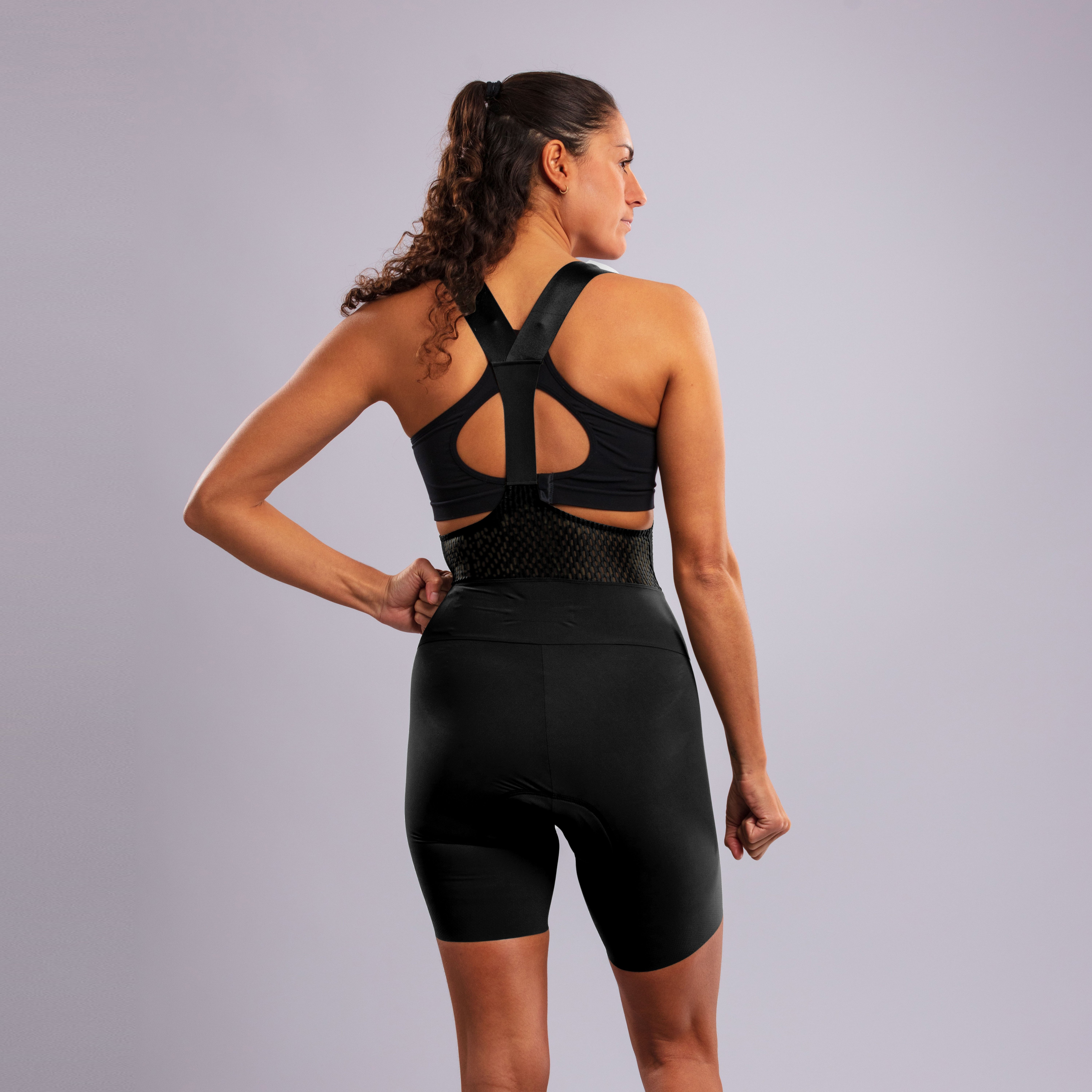 EKOI Women's ESSENTIAL Bibshorts Navy