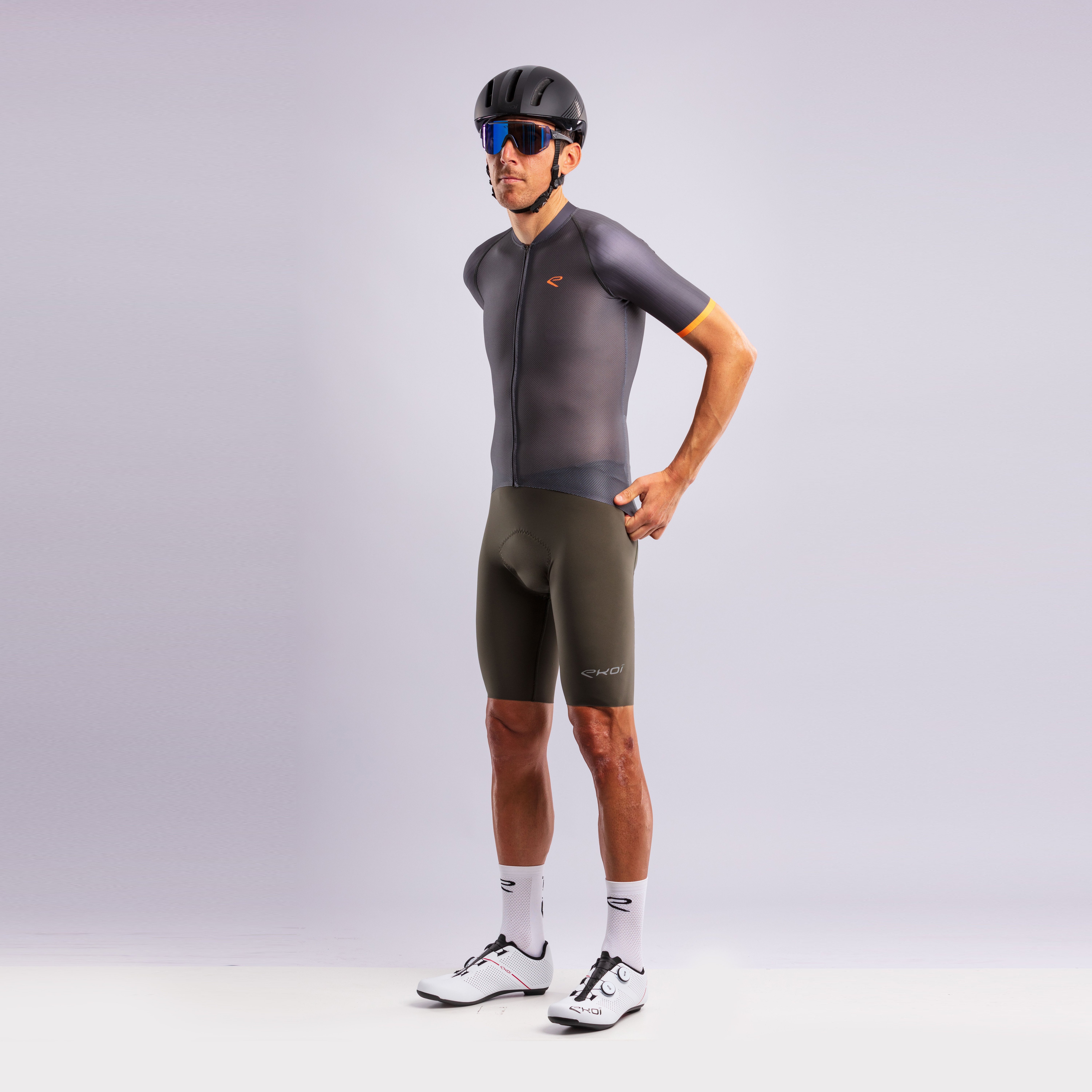 EKOI SUPERSOFT Bib Shorts Khaki