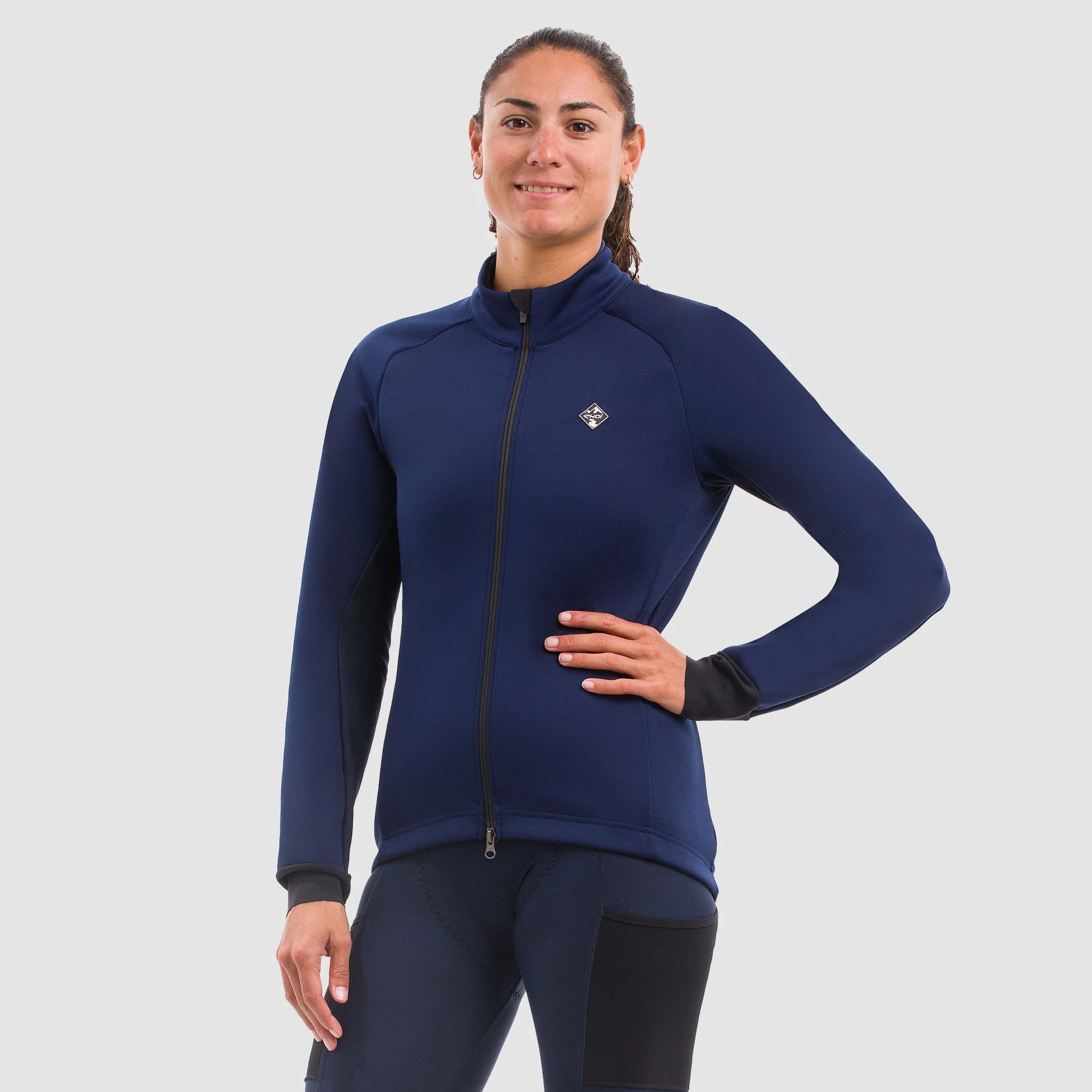 EKOI GRAVEL Marine blue unisex thermal jacket