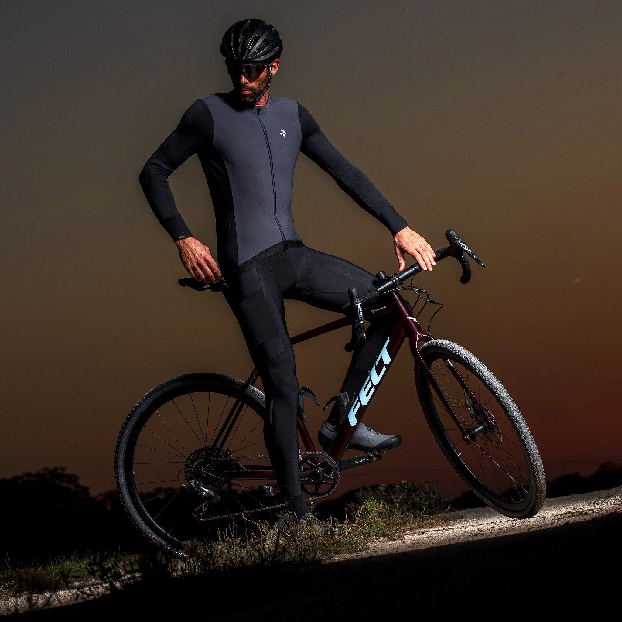 EKOI Gravel Cordura grey unisex winter jersey
