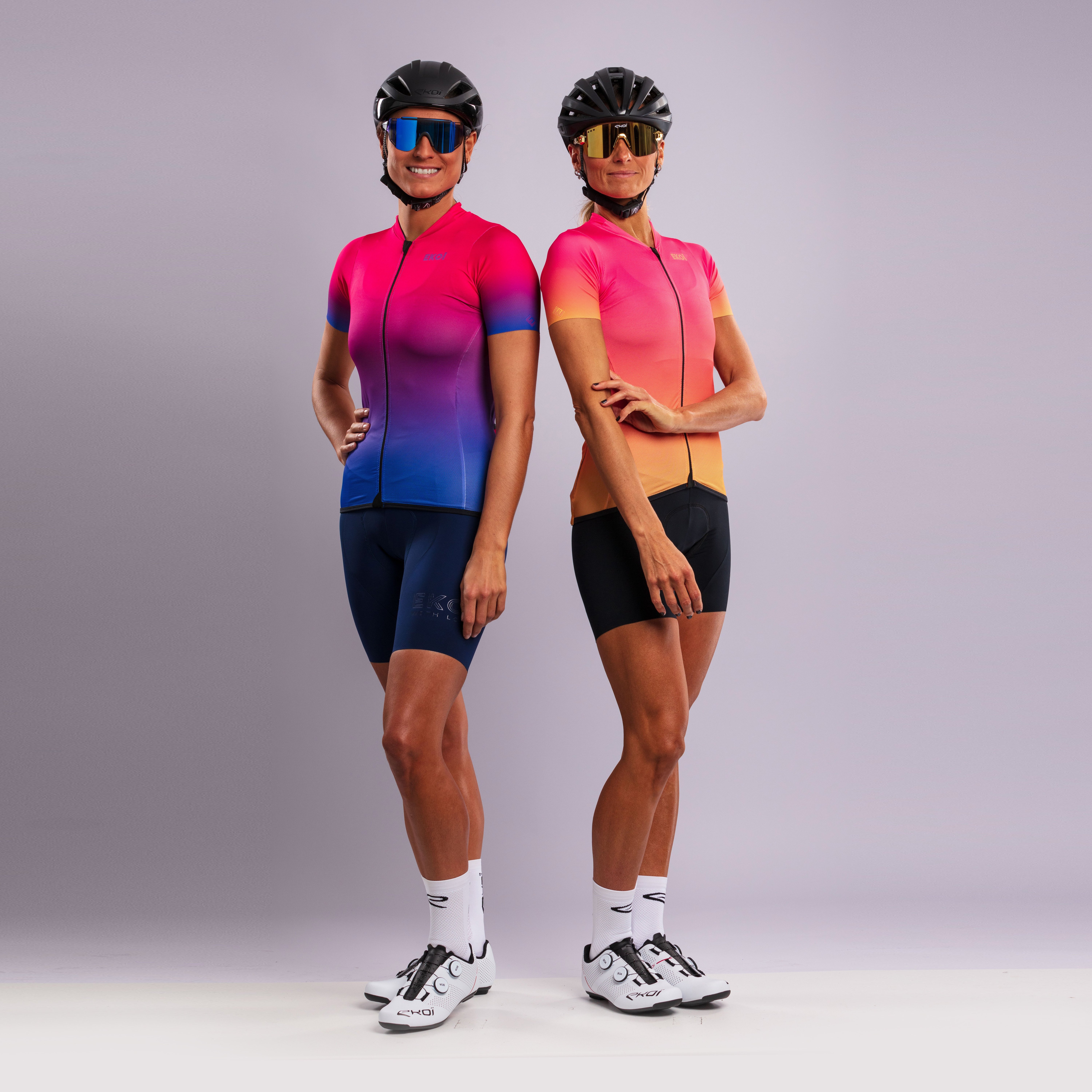 Women's sleeveless jersey EKOI Perf AQUARELLE Pink