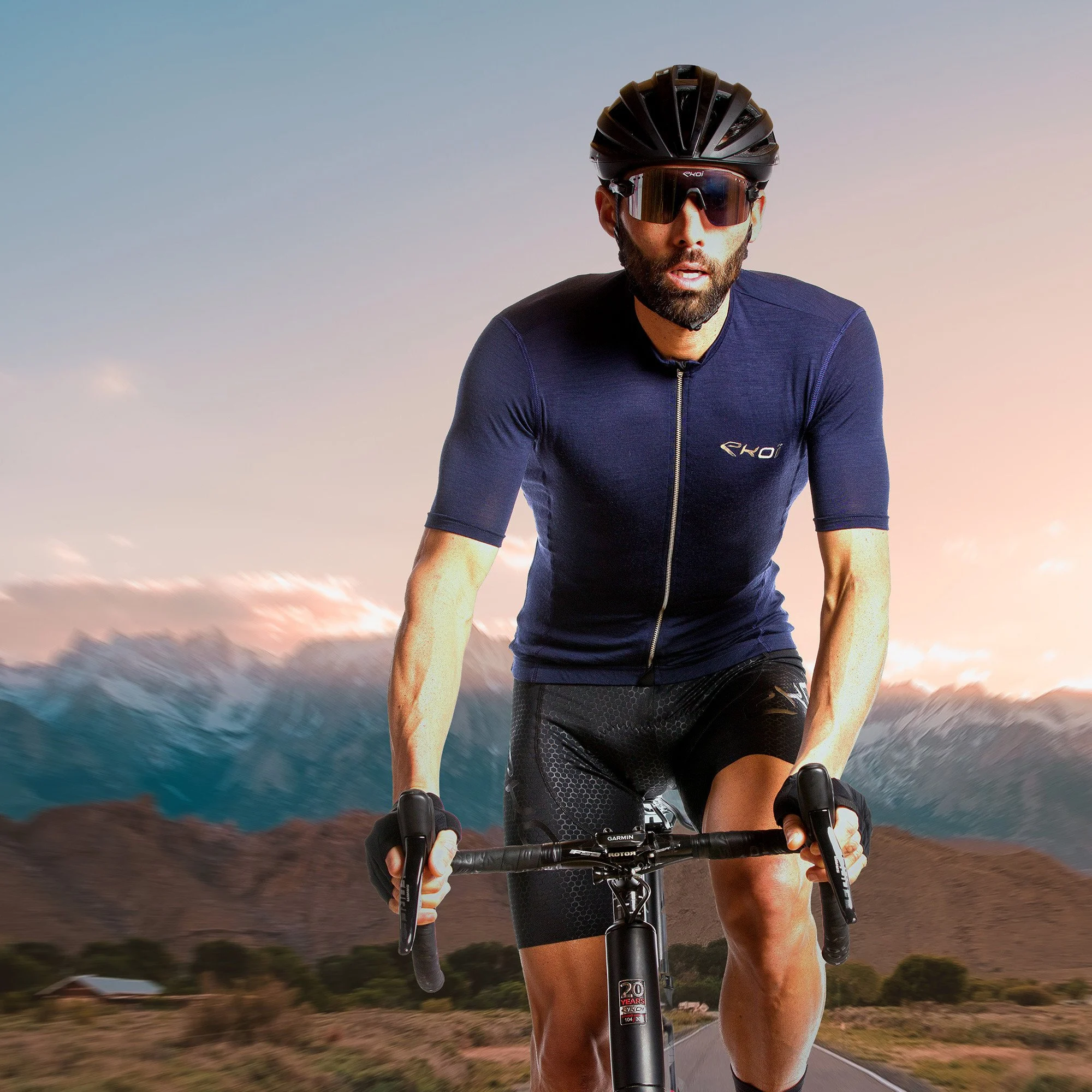 MERINO Jersey Blue