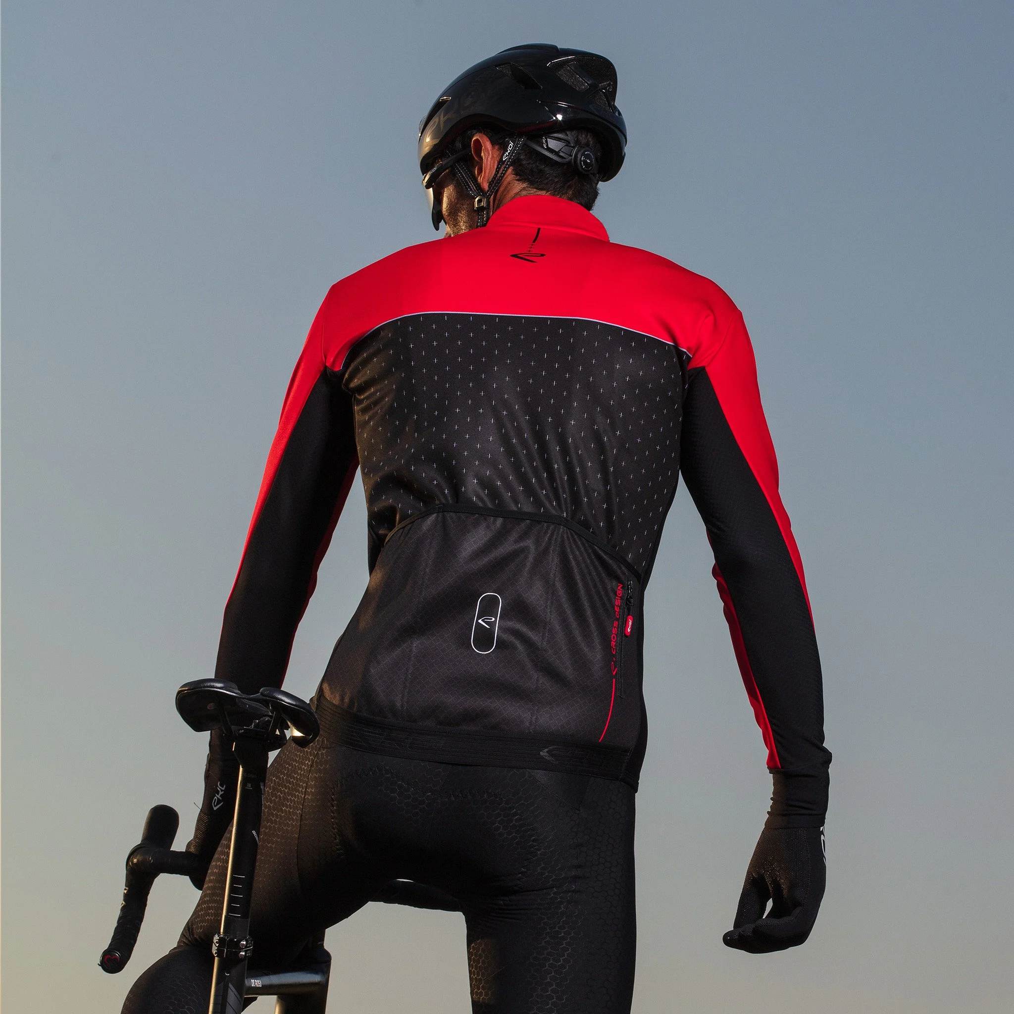EKOI CROSS ROAD Red thermal jacket