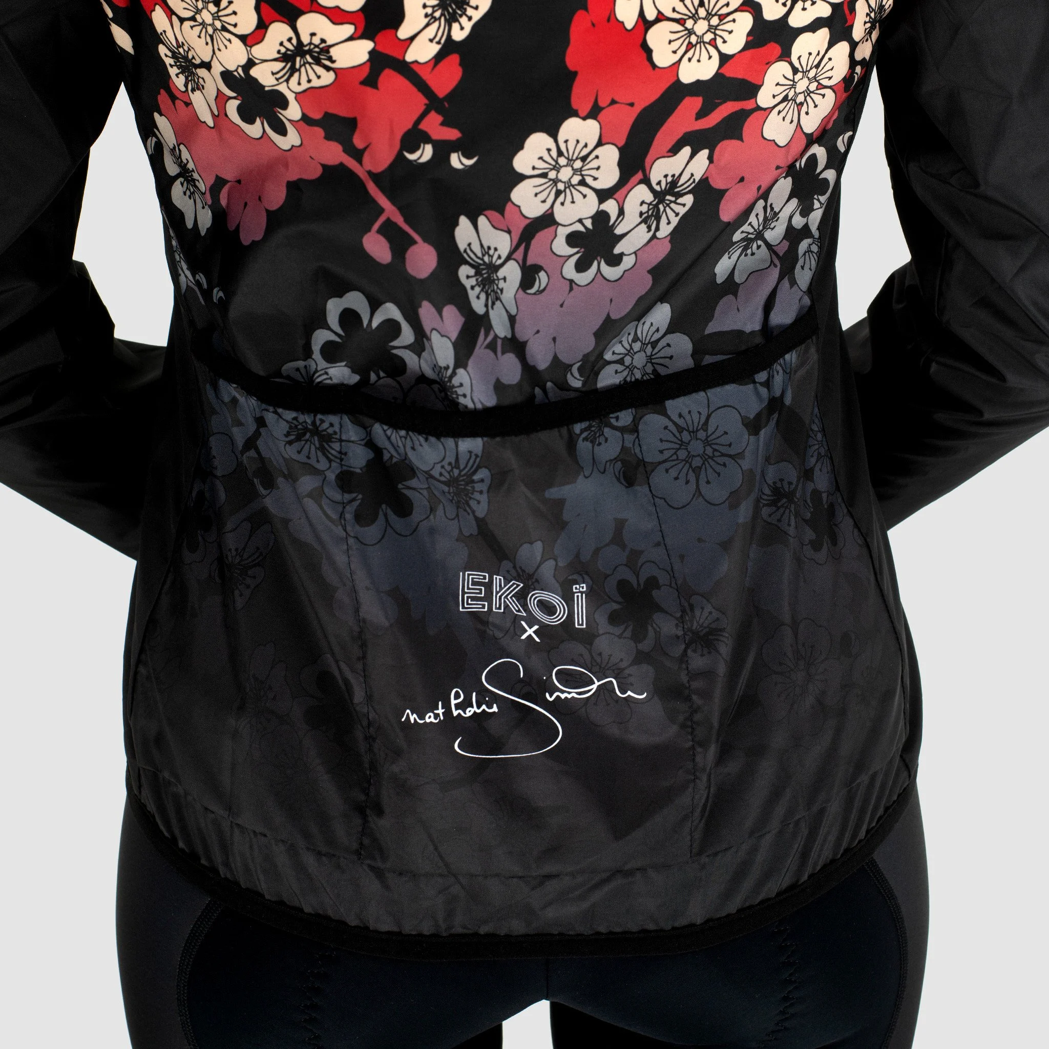 Nathalie Simon Black windproof jacket by EKOÏ