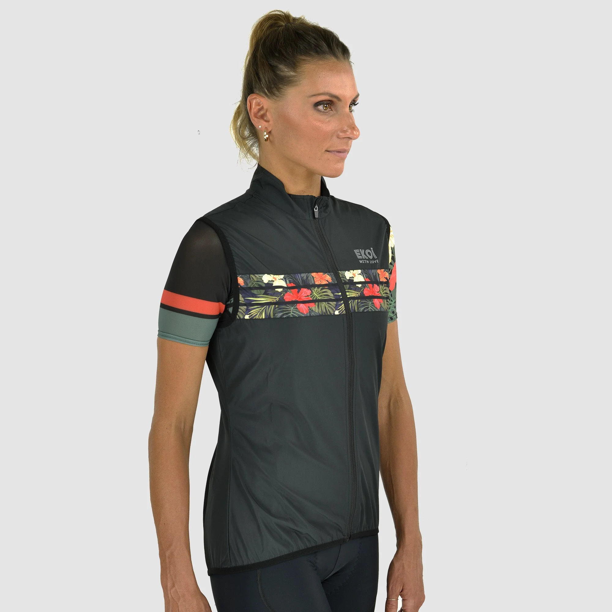 Windproof Vest EKOI CELIA Navy Blue