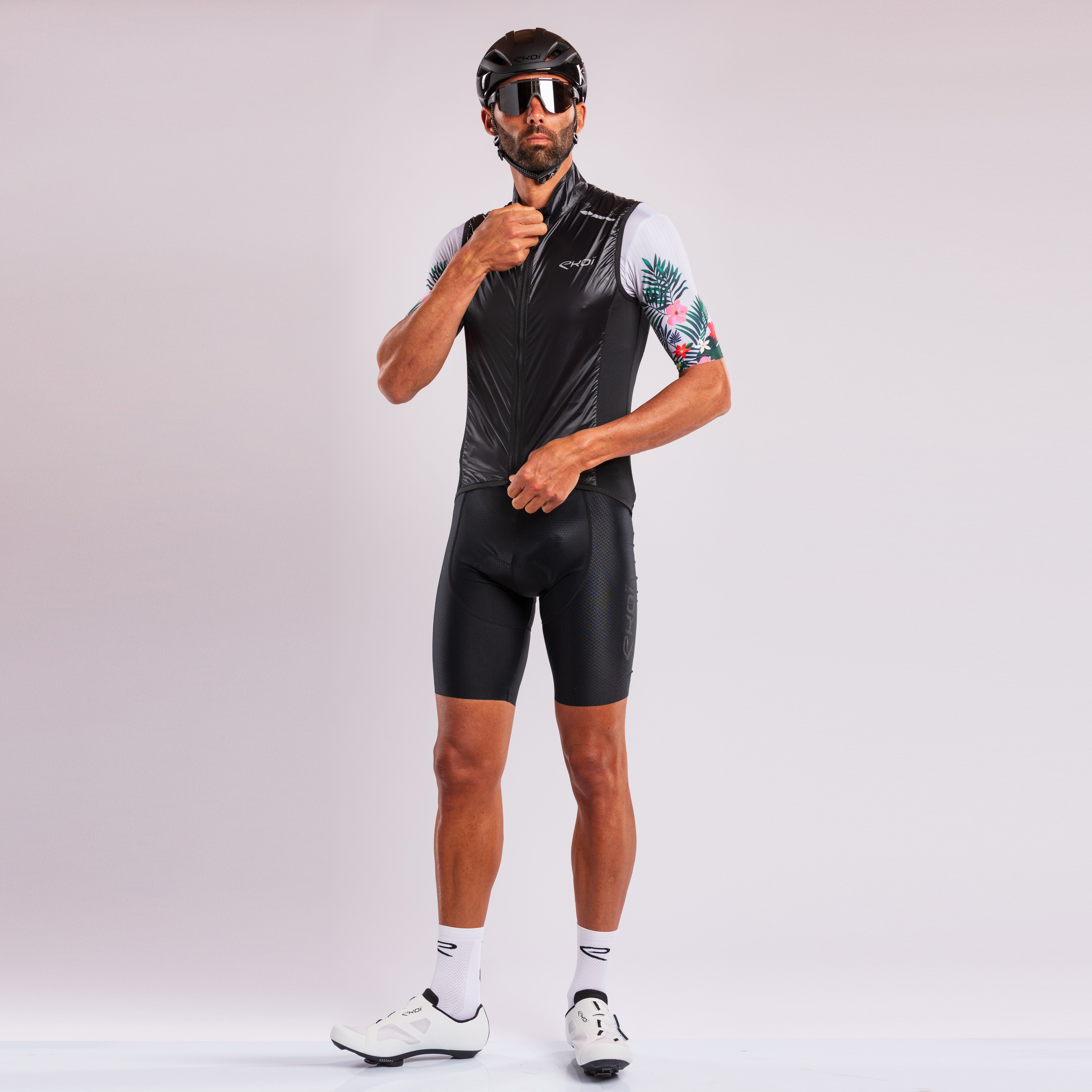 EKOI Perf WINDPROOF LIGHT PACKABLE Jacket Black