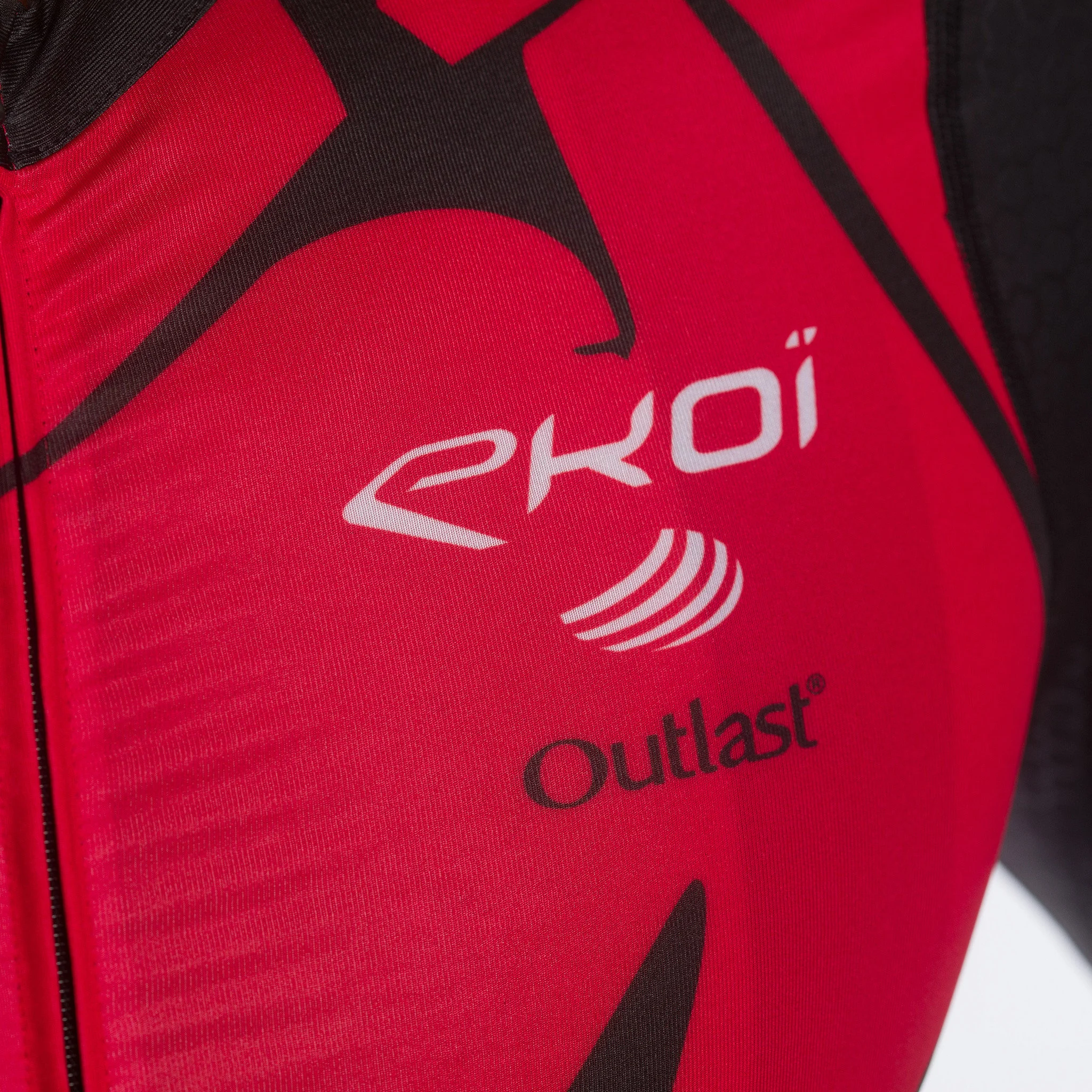 Ekoi Outlast Marbre Jersey Red