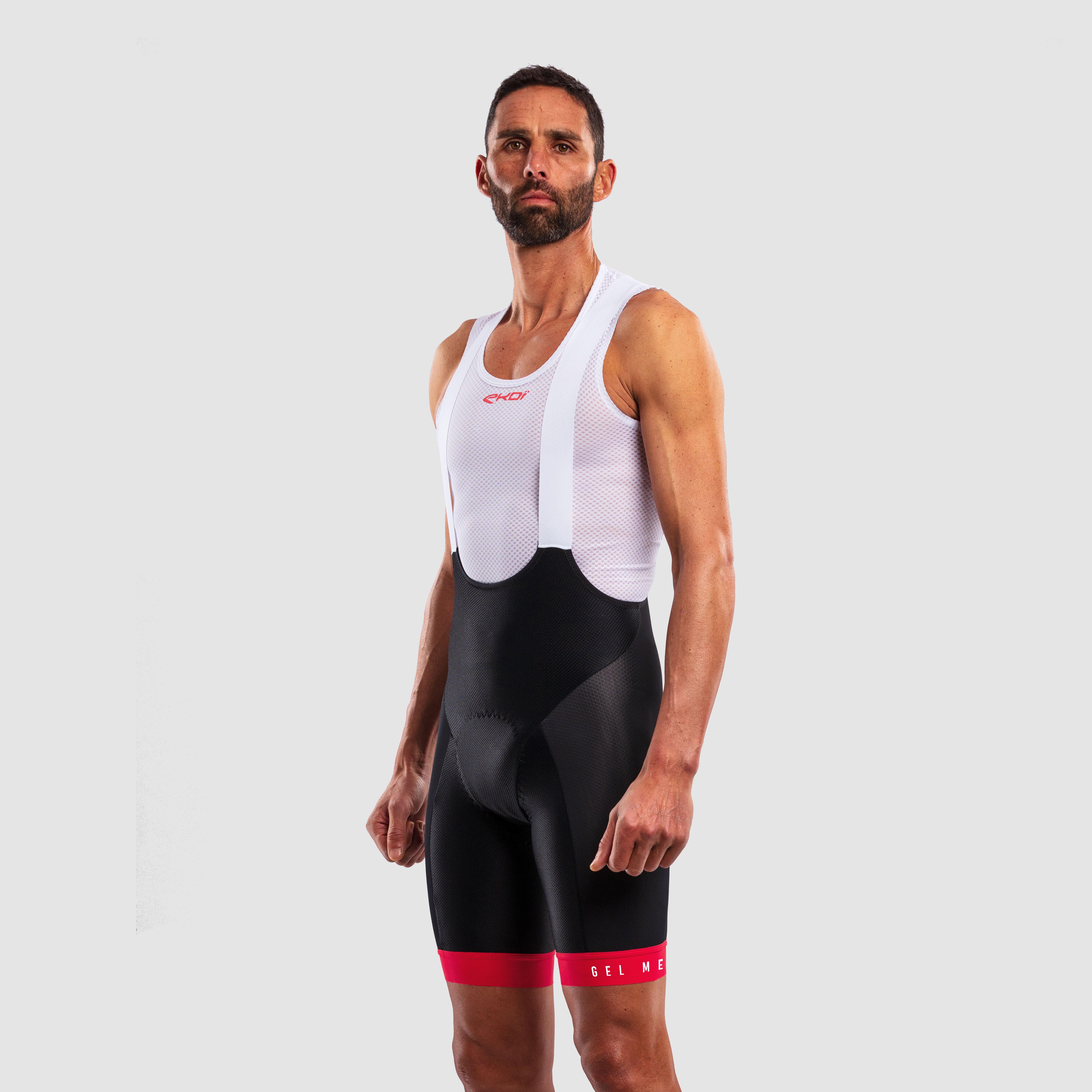 EKOI MEMORY GEL Bib Shorts Neon Yellow