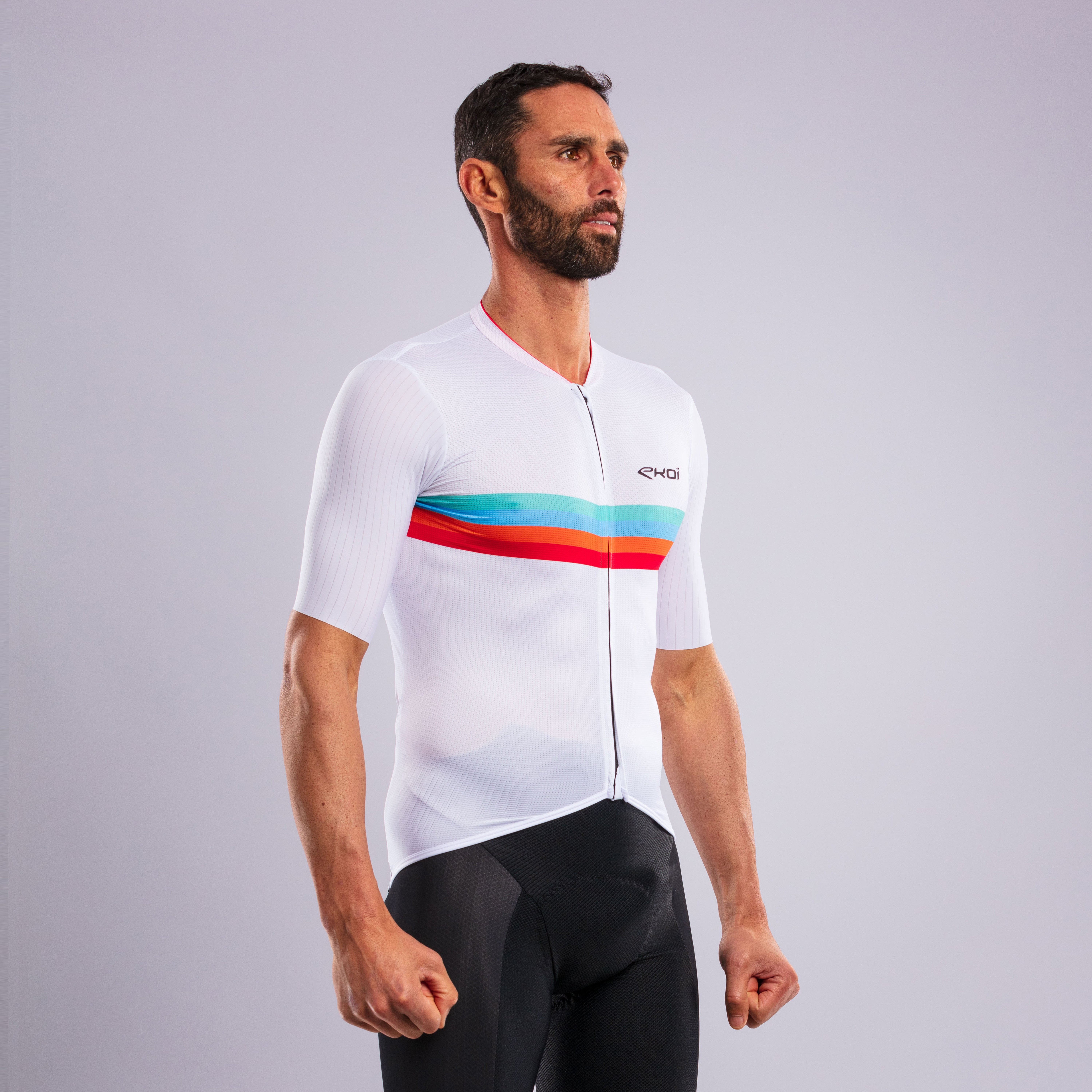 EKOI ROAD LINES Jersey White