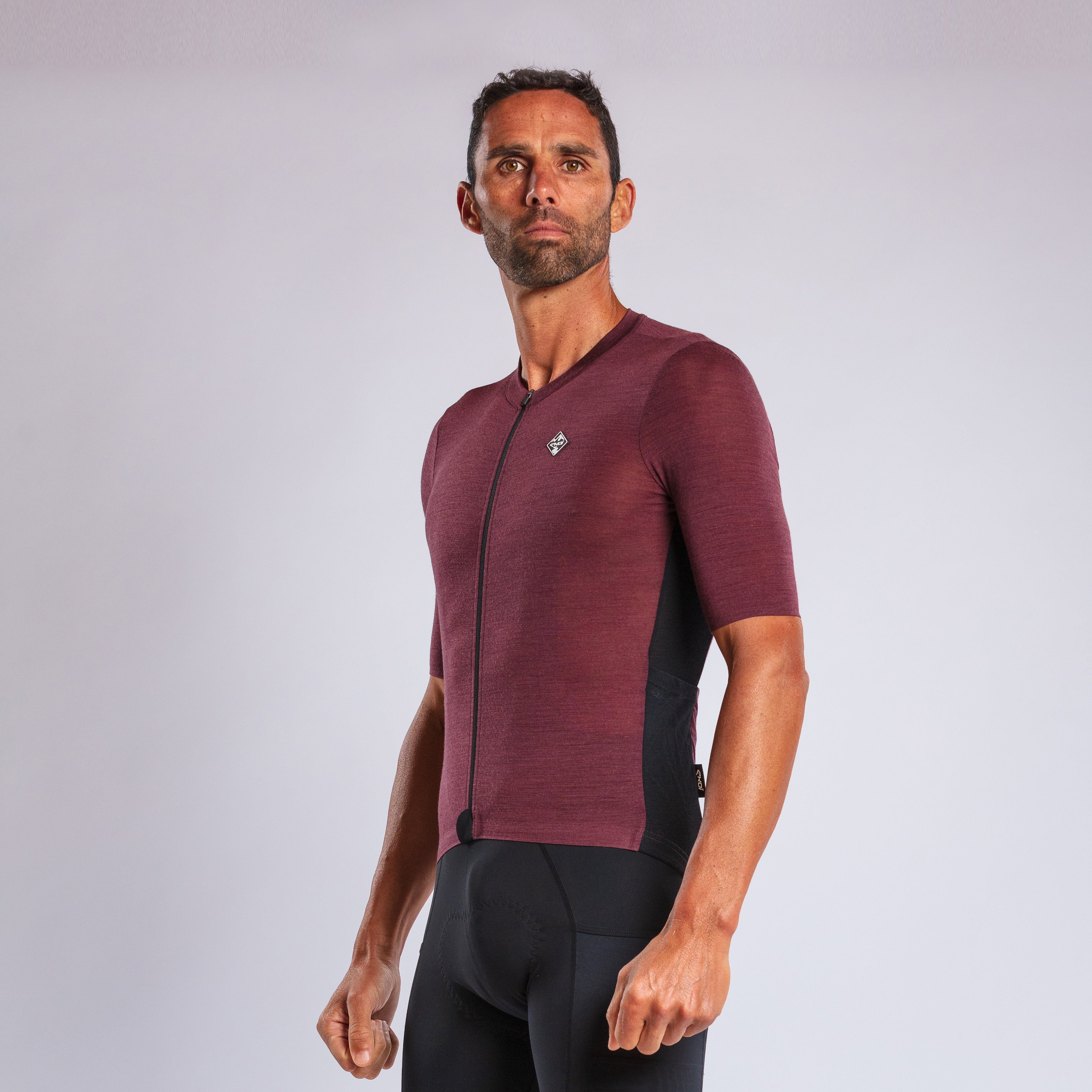 Merino Unisex Perf Gravel Jersey Black