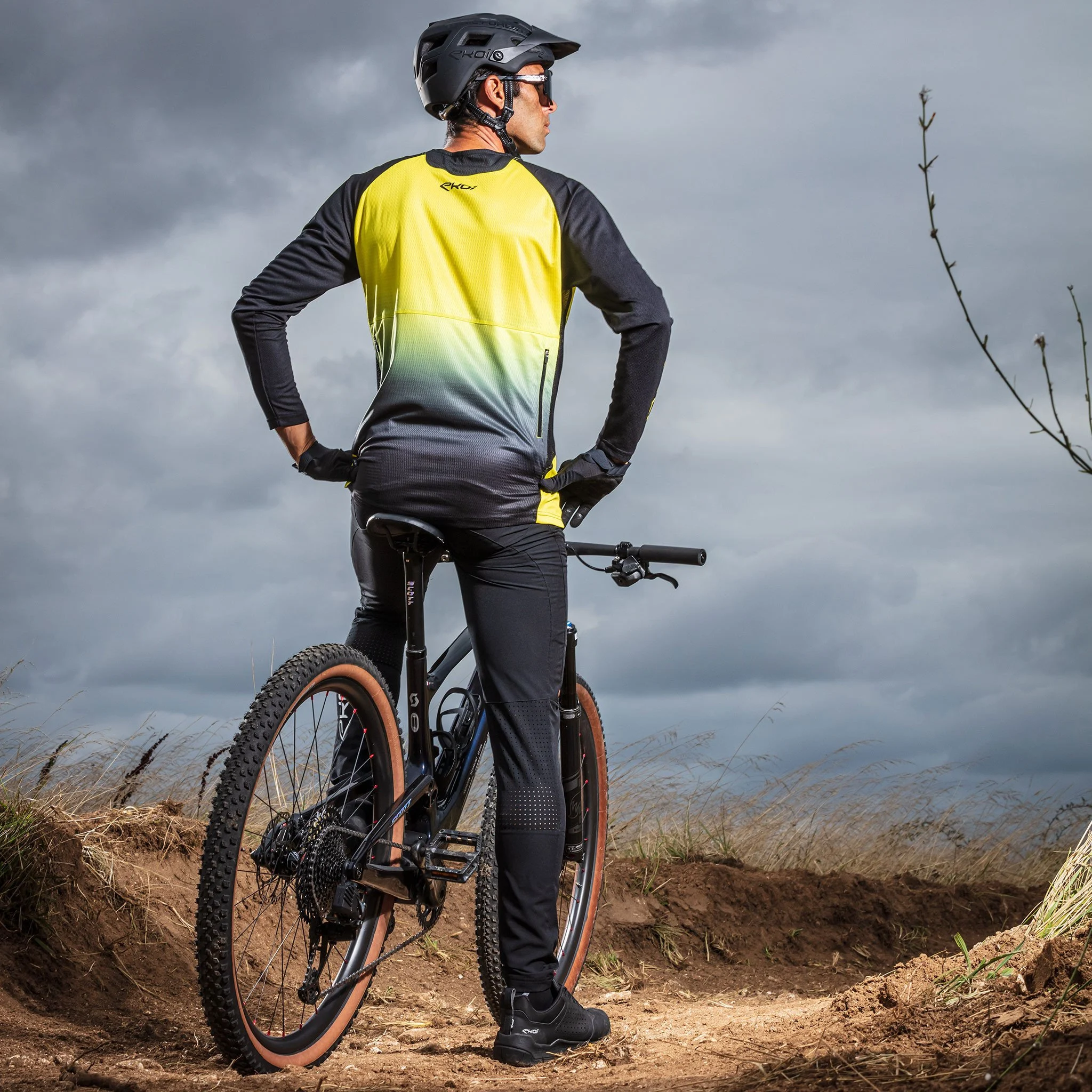 Trousers EKOI MTB Orange