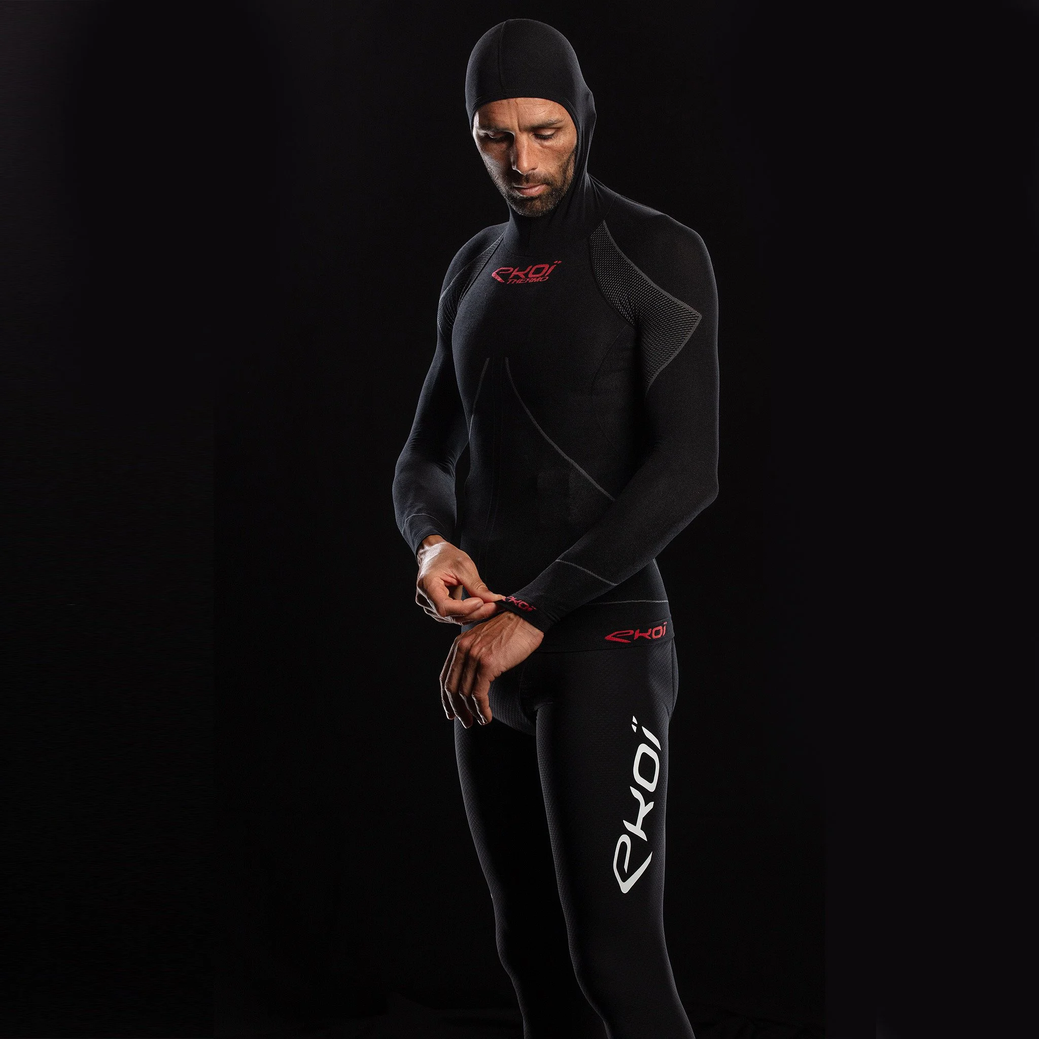 EKOI THERMO EVO Hood Base Layer 2021 Black