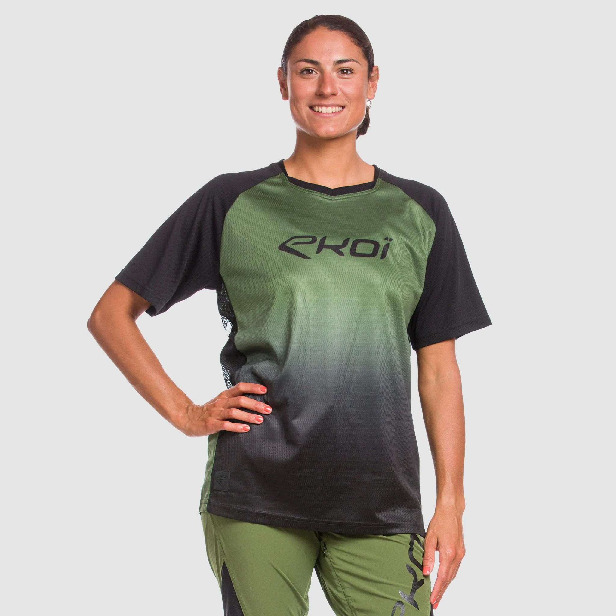 Short Sleeves Jersey EKOI MTB Grey