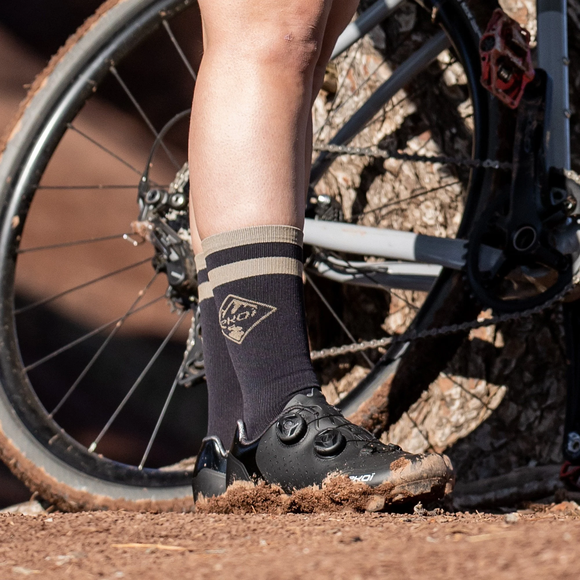 EKOI GRAVEL Unisex Socks Stone Grey