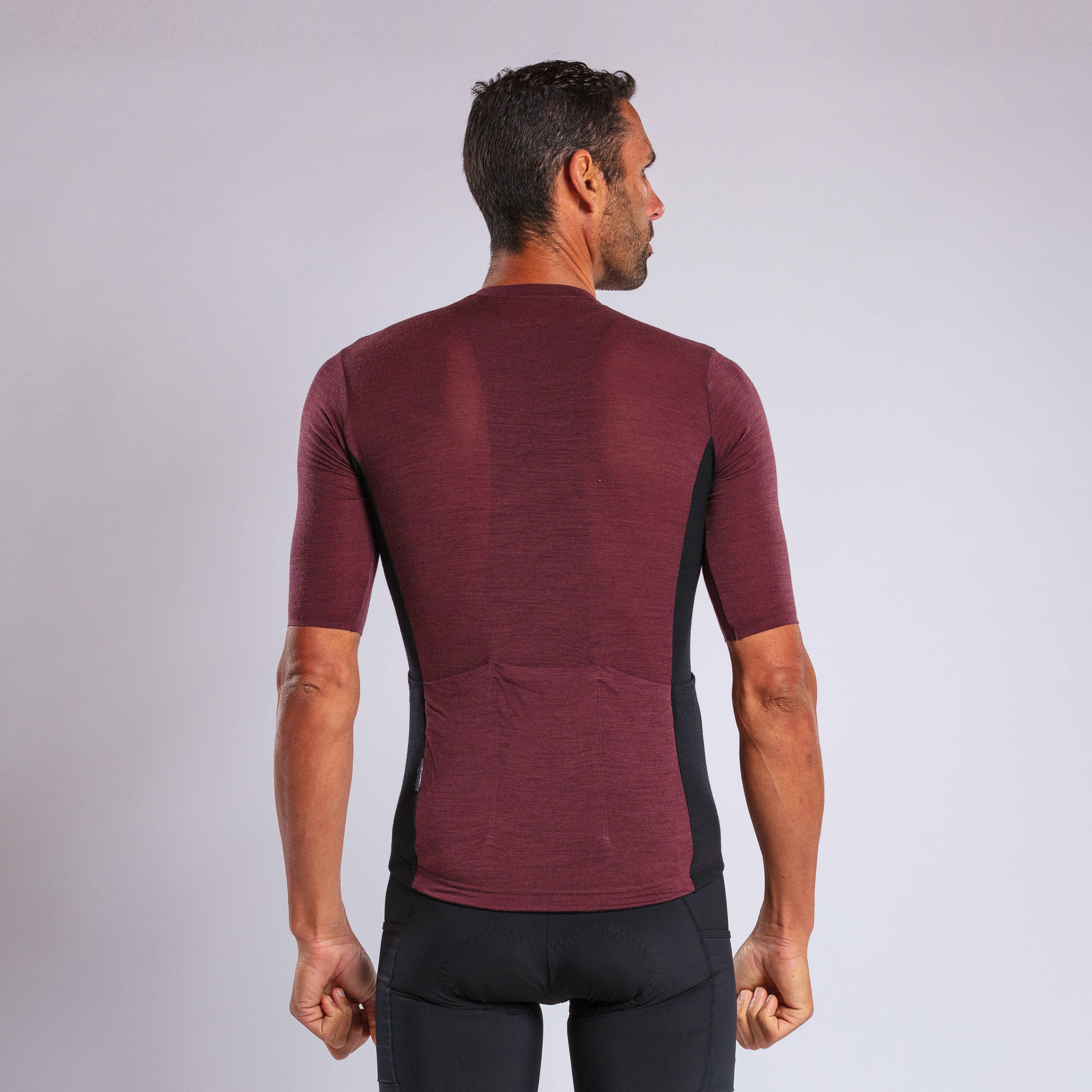 Merino Unisex Perf Gravel Jersey Black