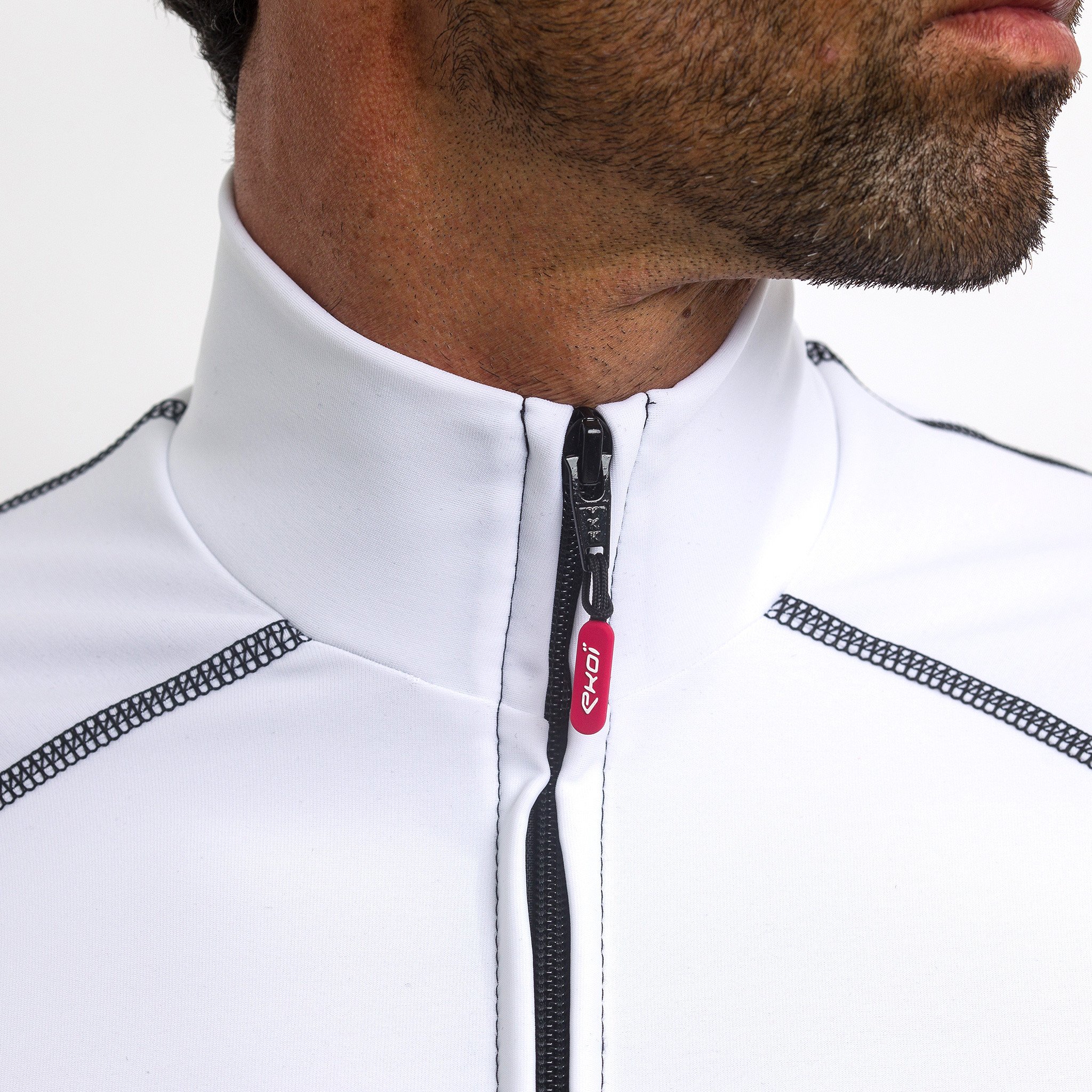 EKOI 3D GEL CROSS ROAD White thermal skin suit