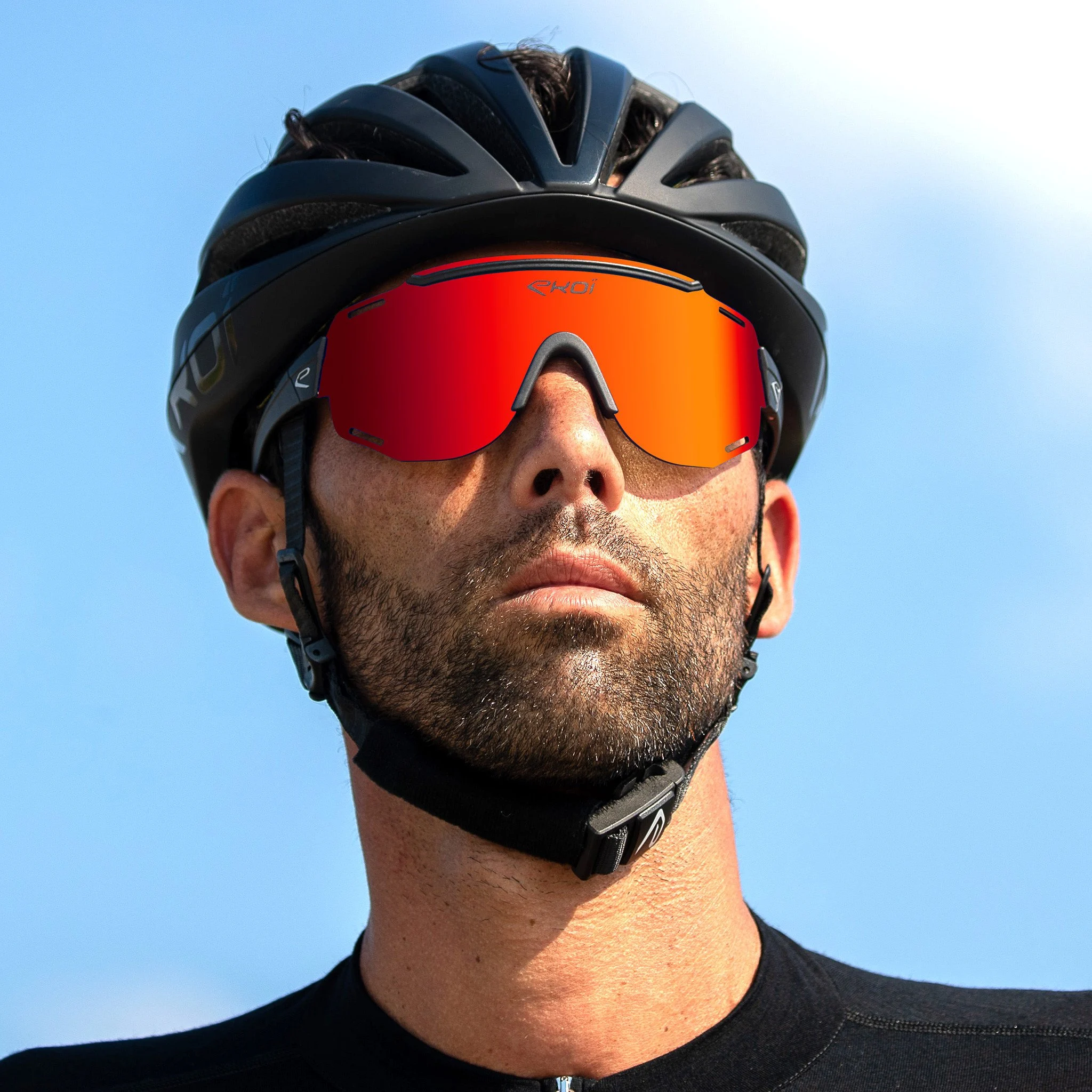 Glasses EKOI CARBON 28 Black Mirror Cat3