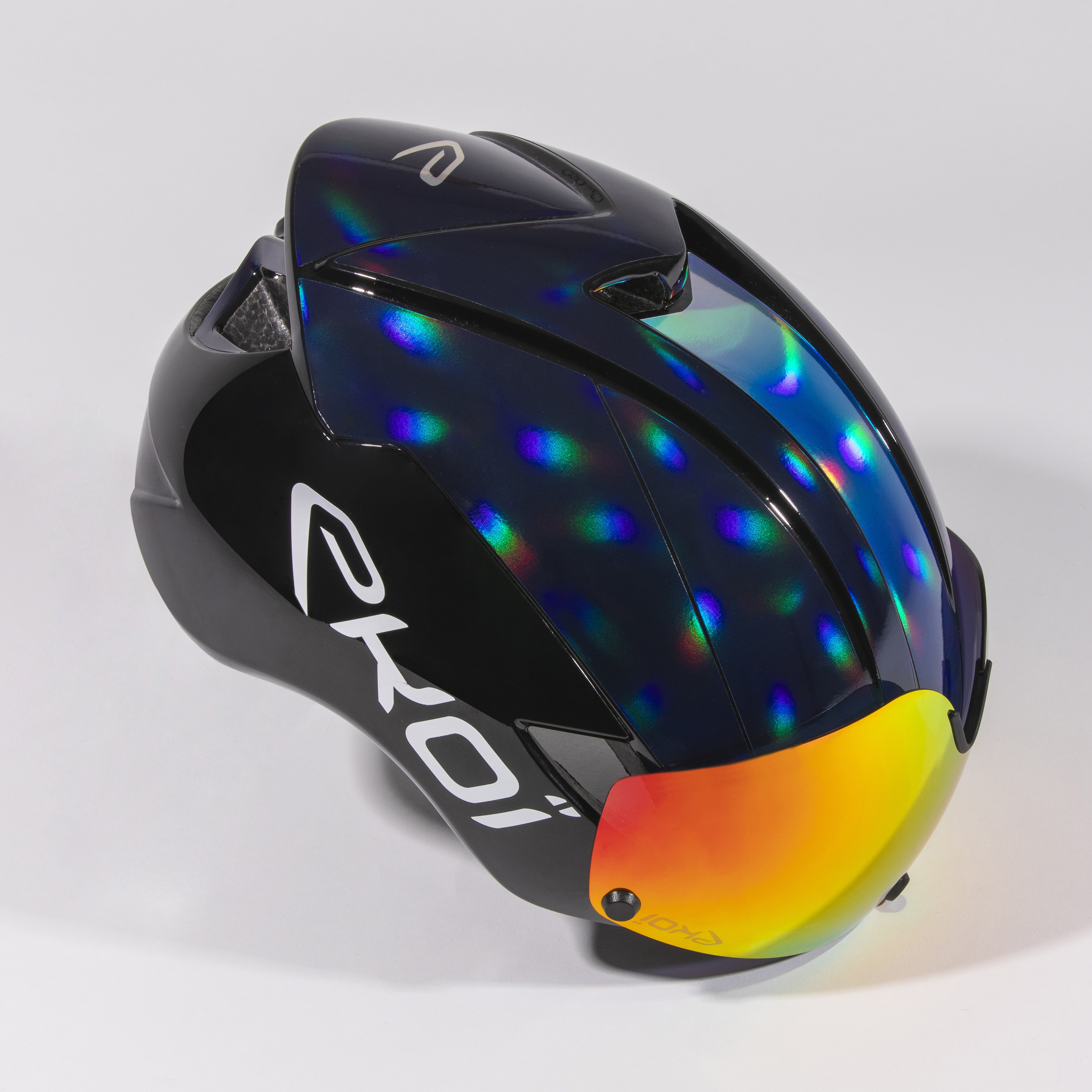 Casque EKOI AERO16 LTD Holographique Bleu