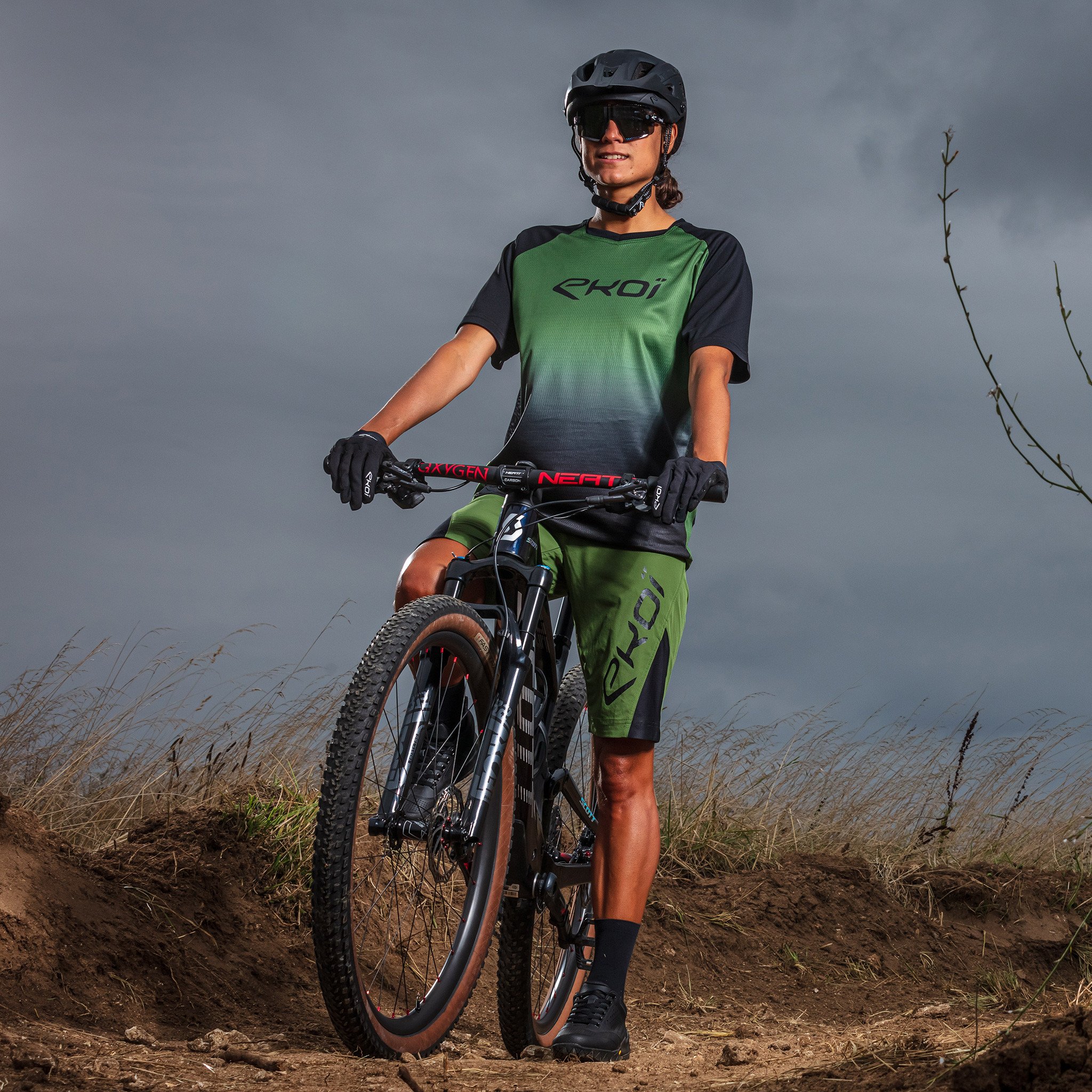 Short Sleeves Jersey EKOI MTB Grey