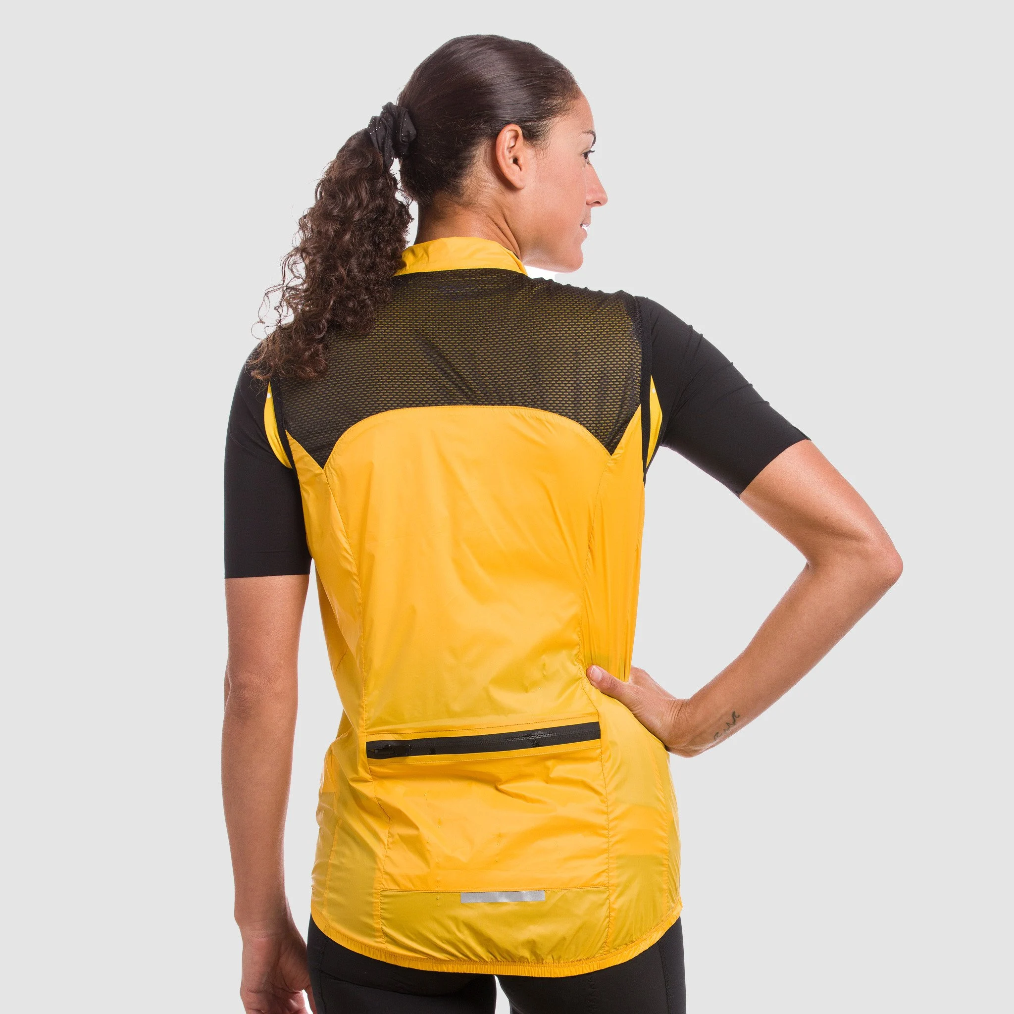 Unisex Windproof Vest EKOI GRAVEL ULTRALIGHT Kaki