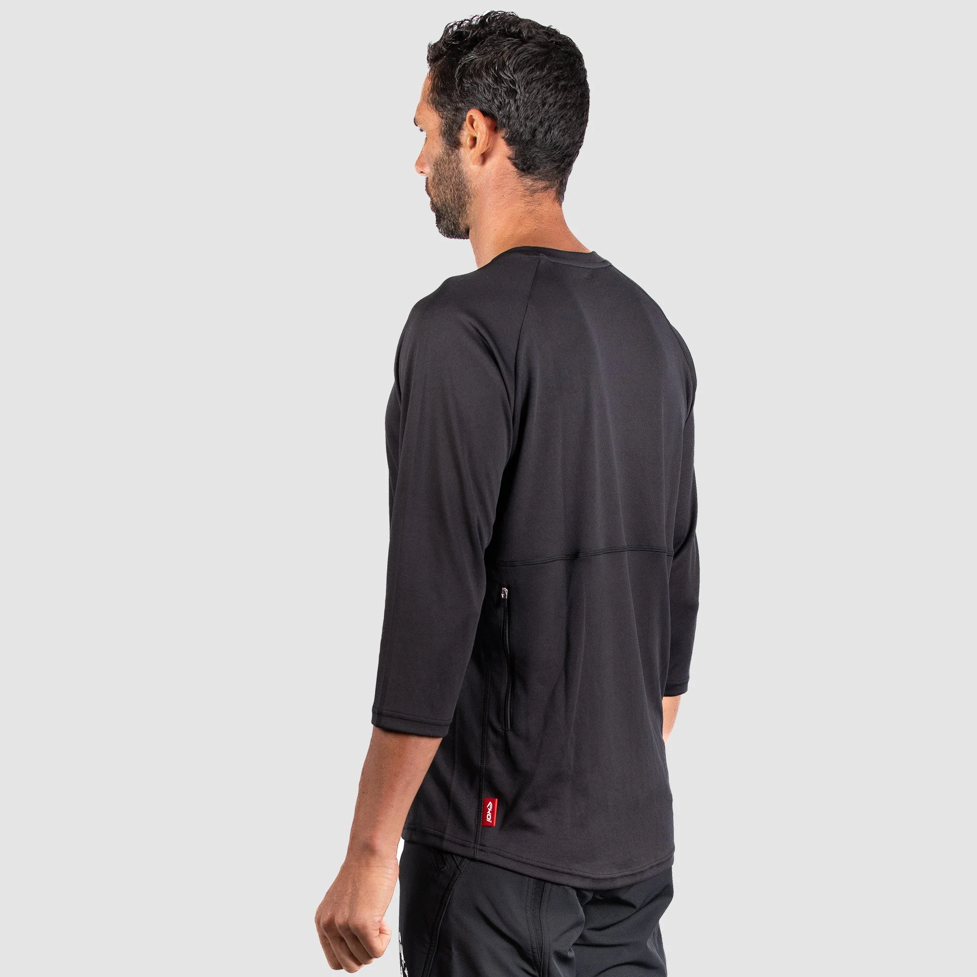 MTB Jersey 3/4 sleeves EKOI black