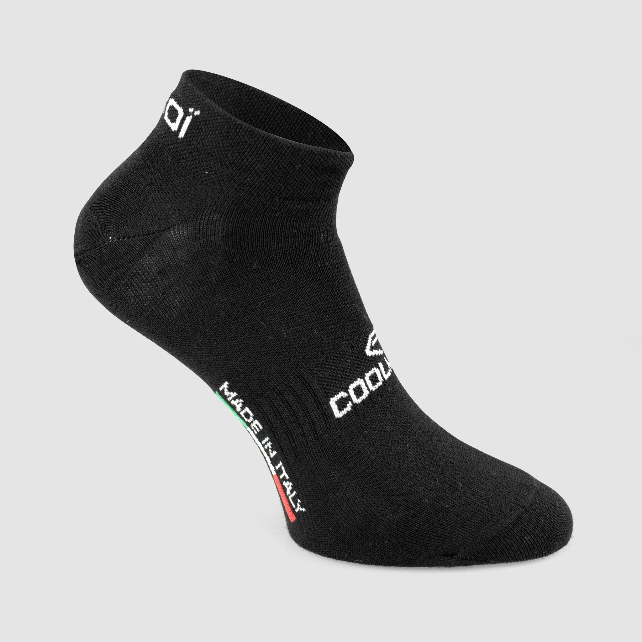 VELO EKOI COOLMAX BLACK SHORT CUFF CYCLING SOCKS