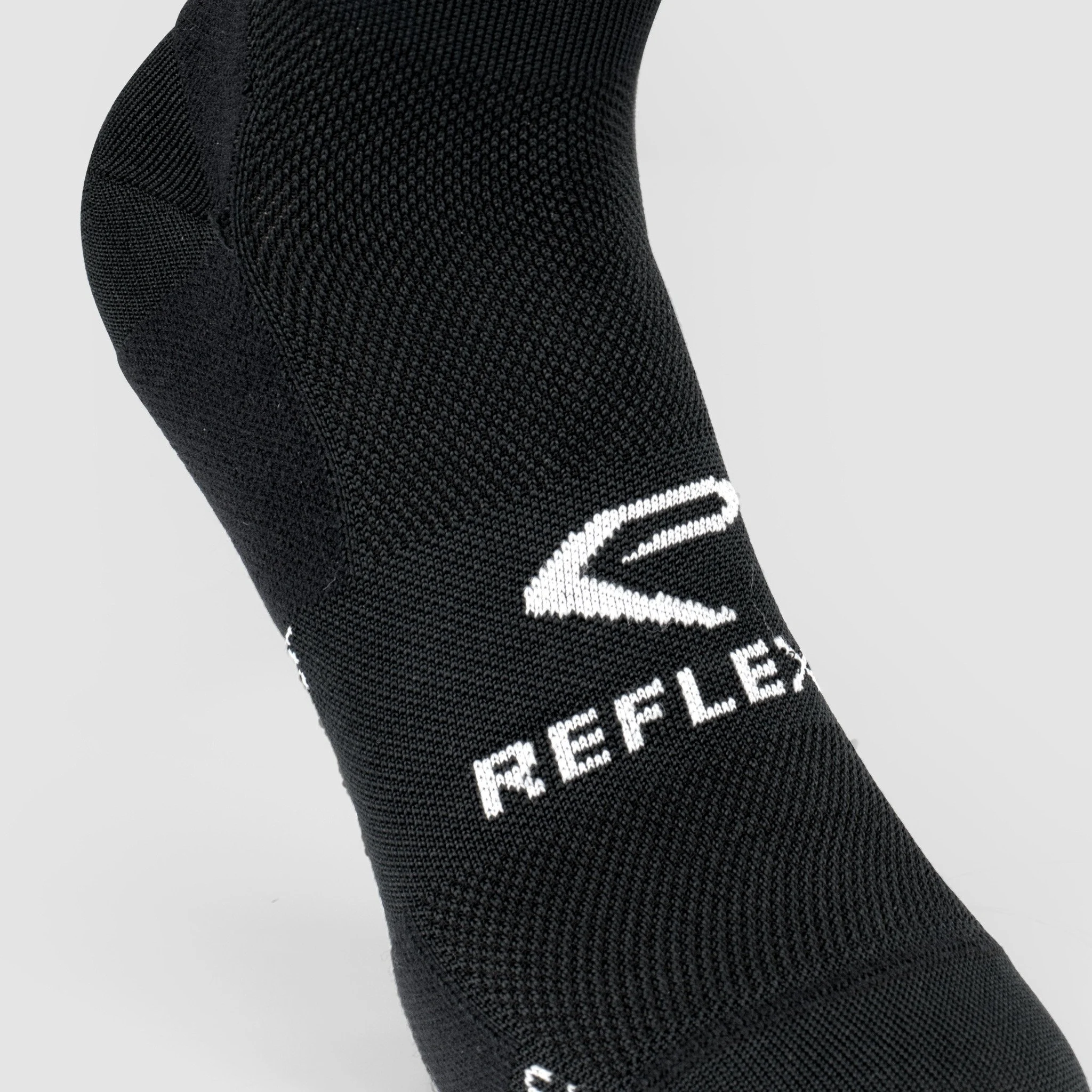 EKOI REFLECT BLACK 18CM CYCLING SOCKS