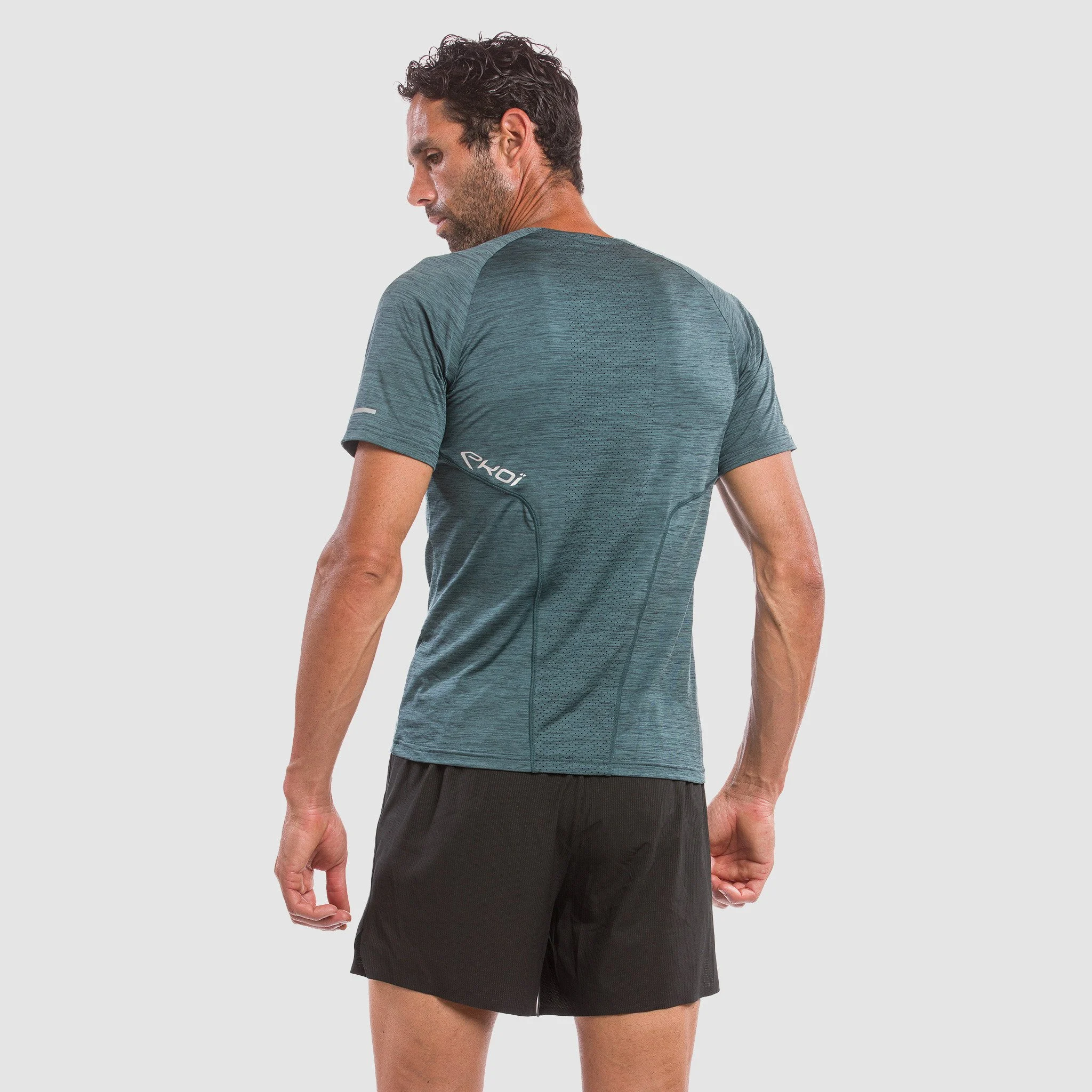 MEN TEE SHIRT PERFORMANCE EKOI RUN BLUE