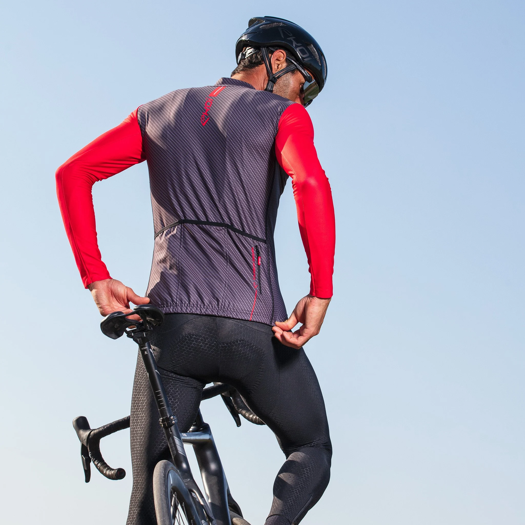 LONG SLEEVES JERSEY EKOI CARBON NEON YELLOW