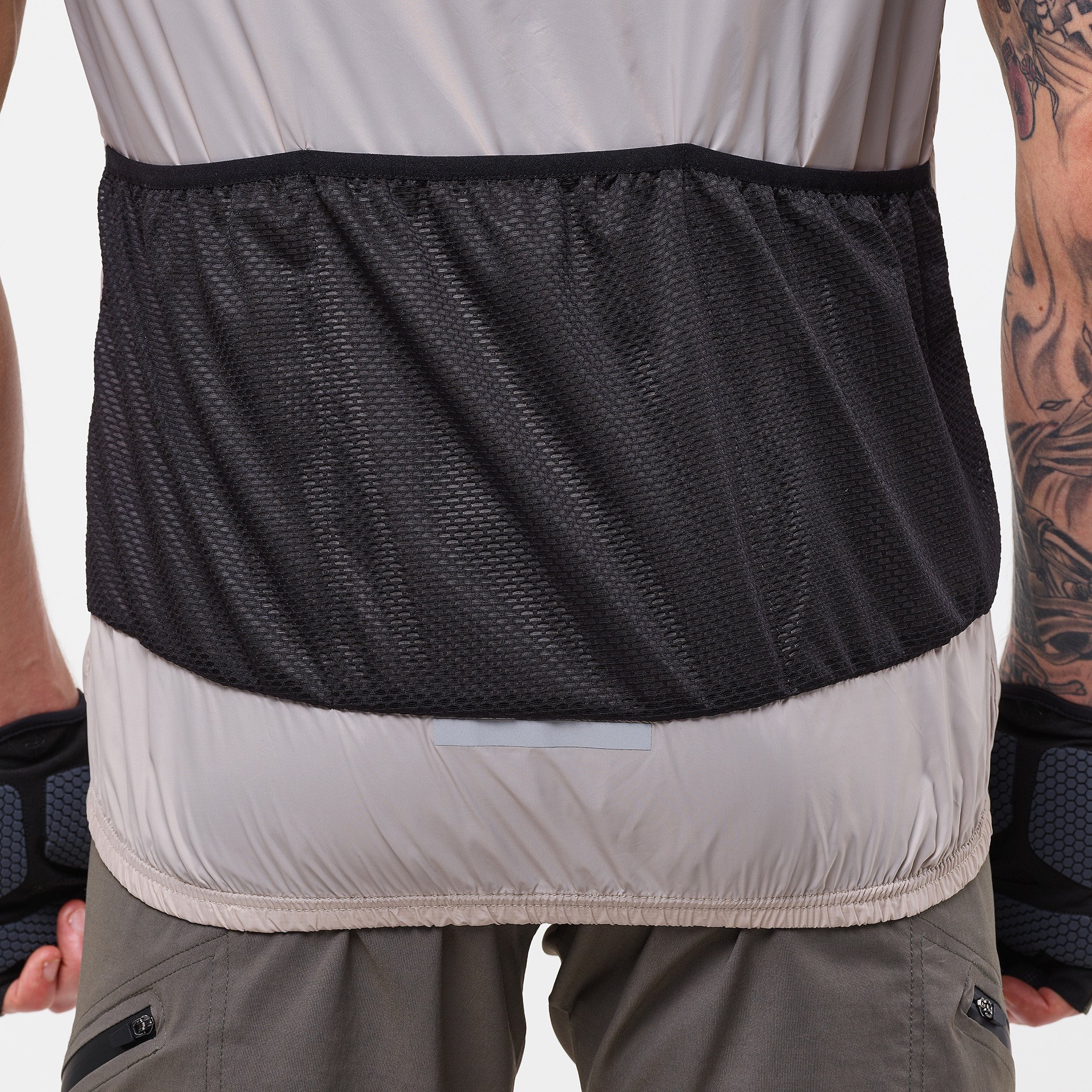 Unisex Windproof Vest EKOI GRAVEL PADDED Stone Grey