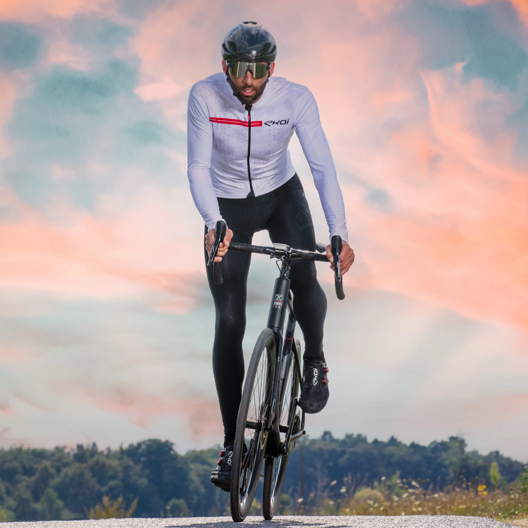 LONG SLEEVES JERSEY EKOI ATOM BLACK