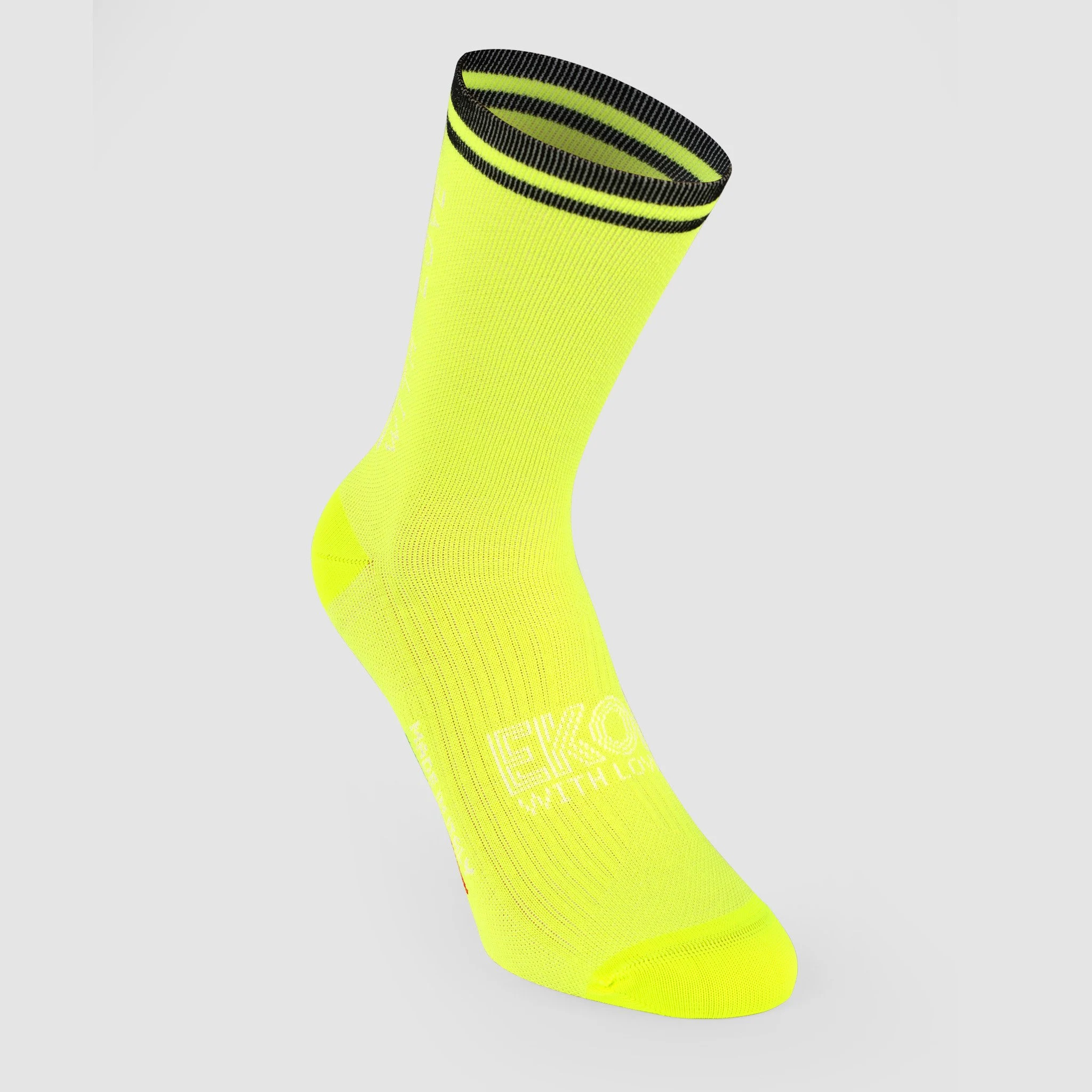 EKOI Thermolite Women's Neon yellow autumn & winter cycling socks