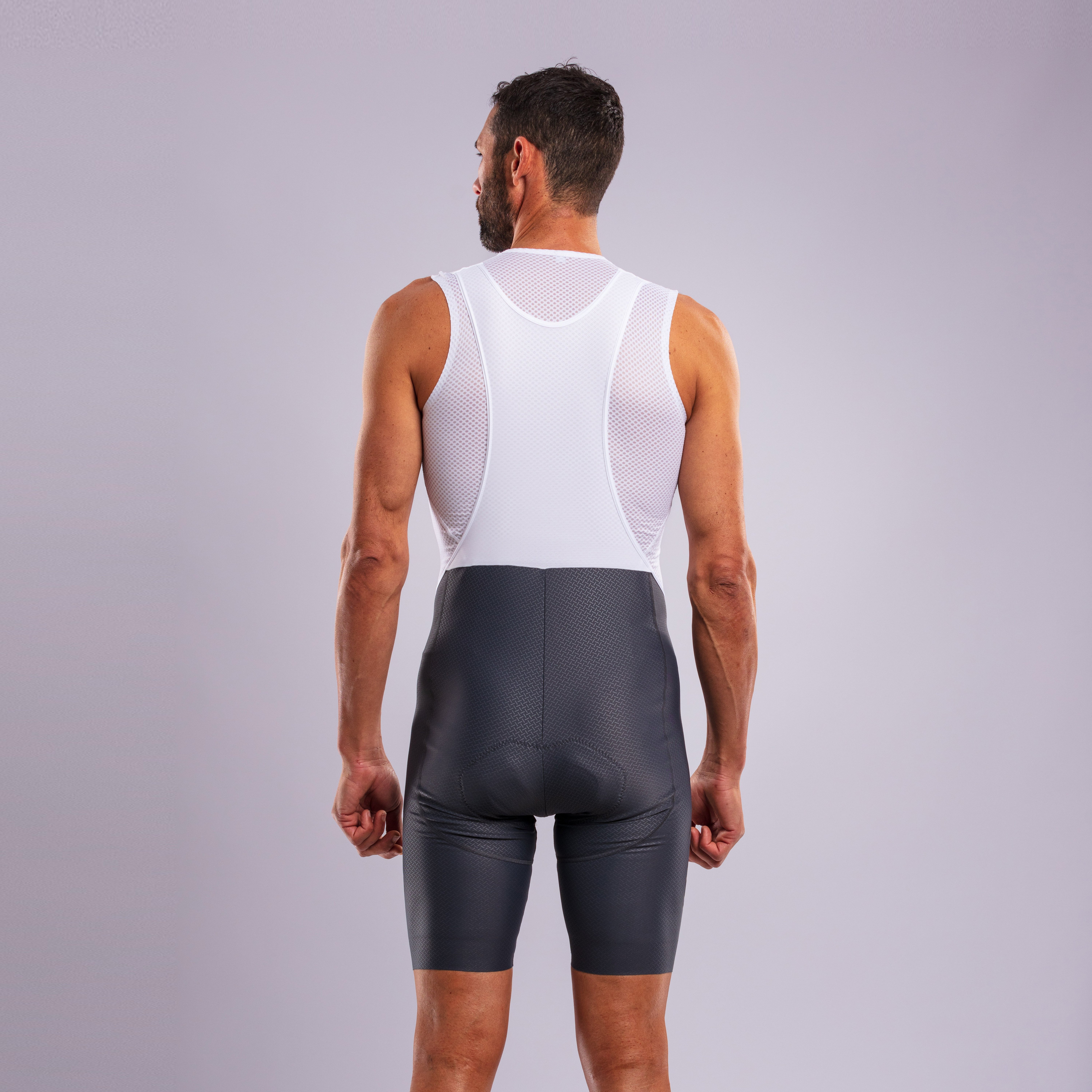 EKOI 3D GEL CROSS bib shorts grey