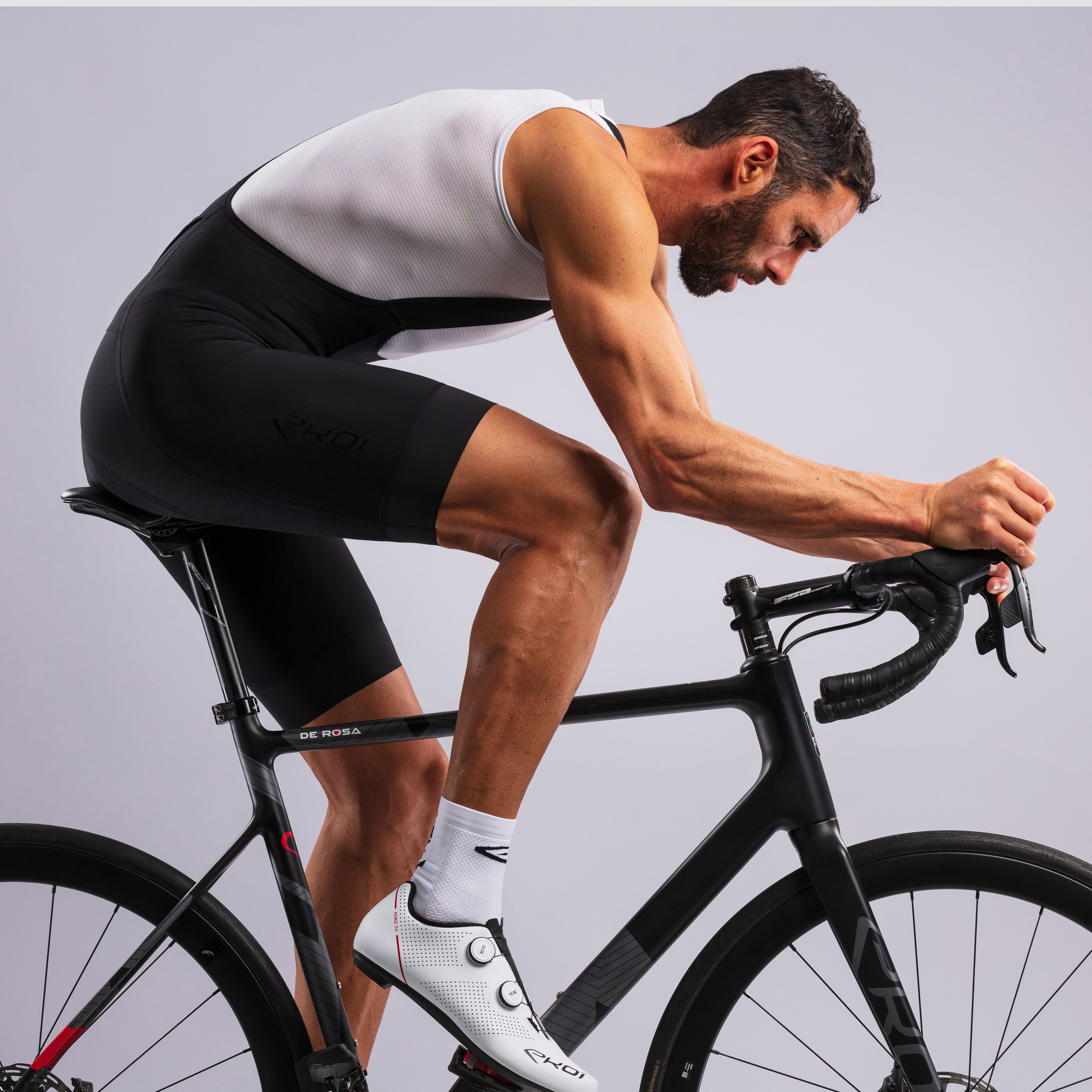 EKOI FAST DRY Bib Shorts Black