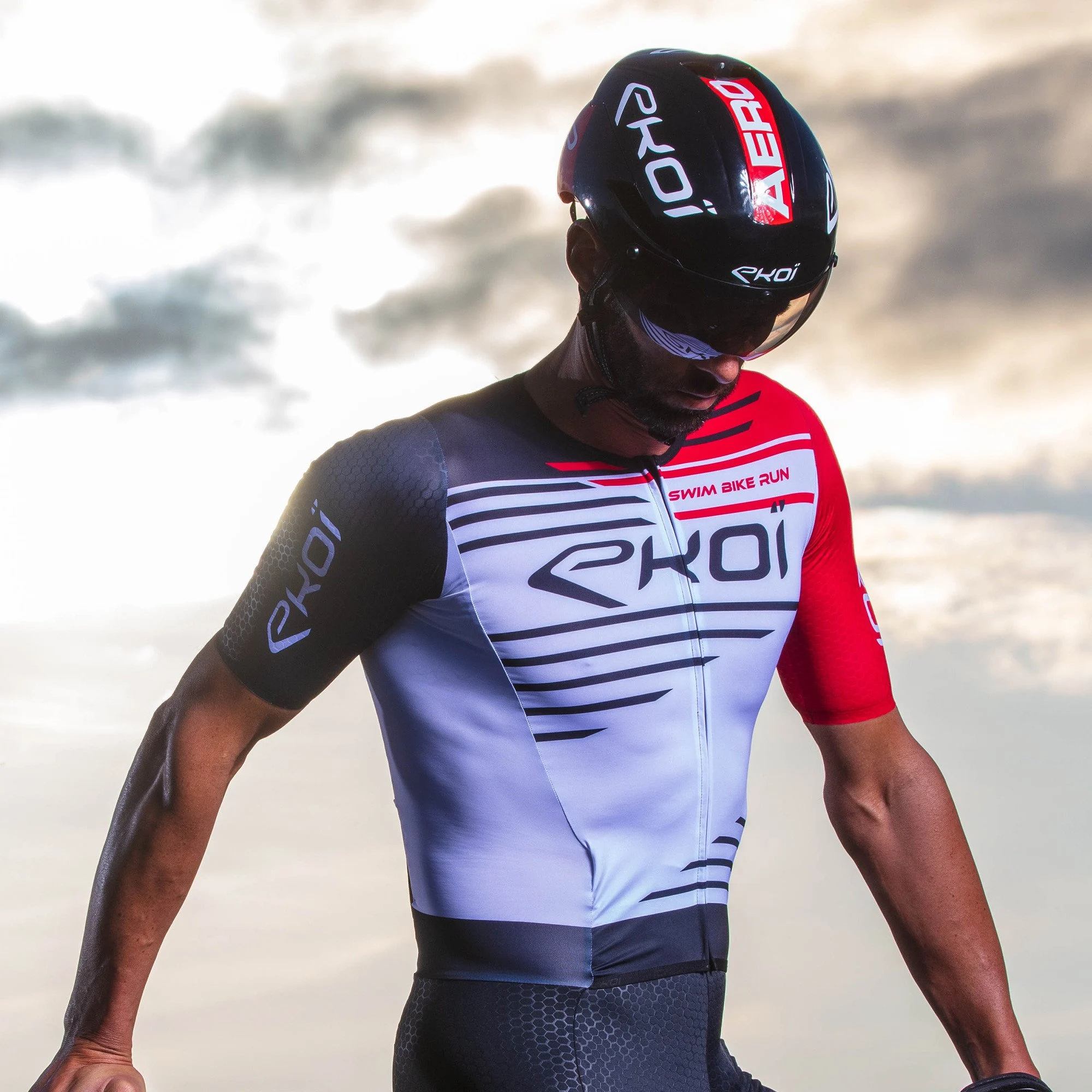 Helmet EKOI AERO16 WHITE/GREY