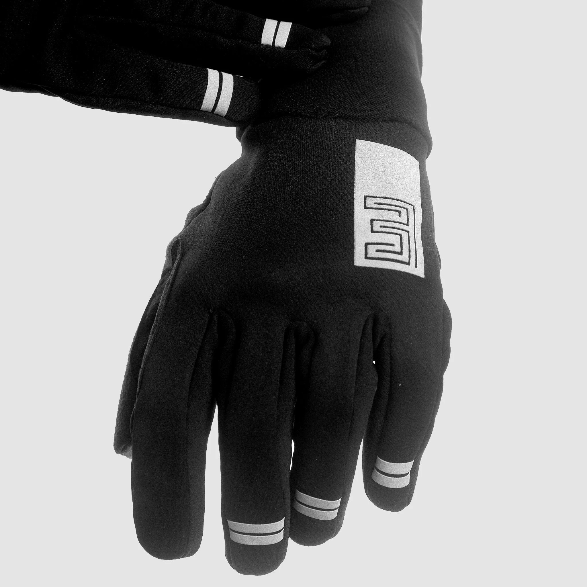EKOI Women's black winter gloves